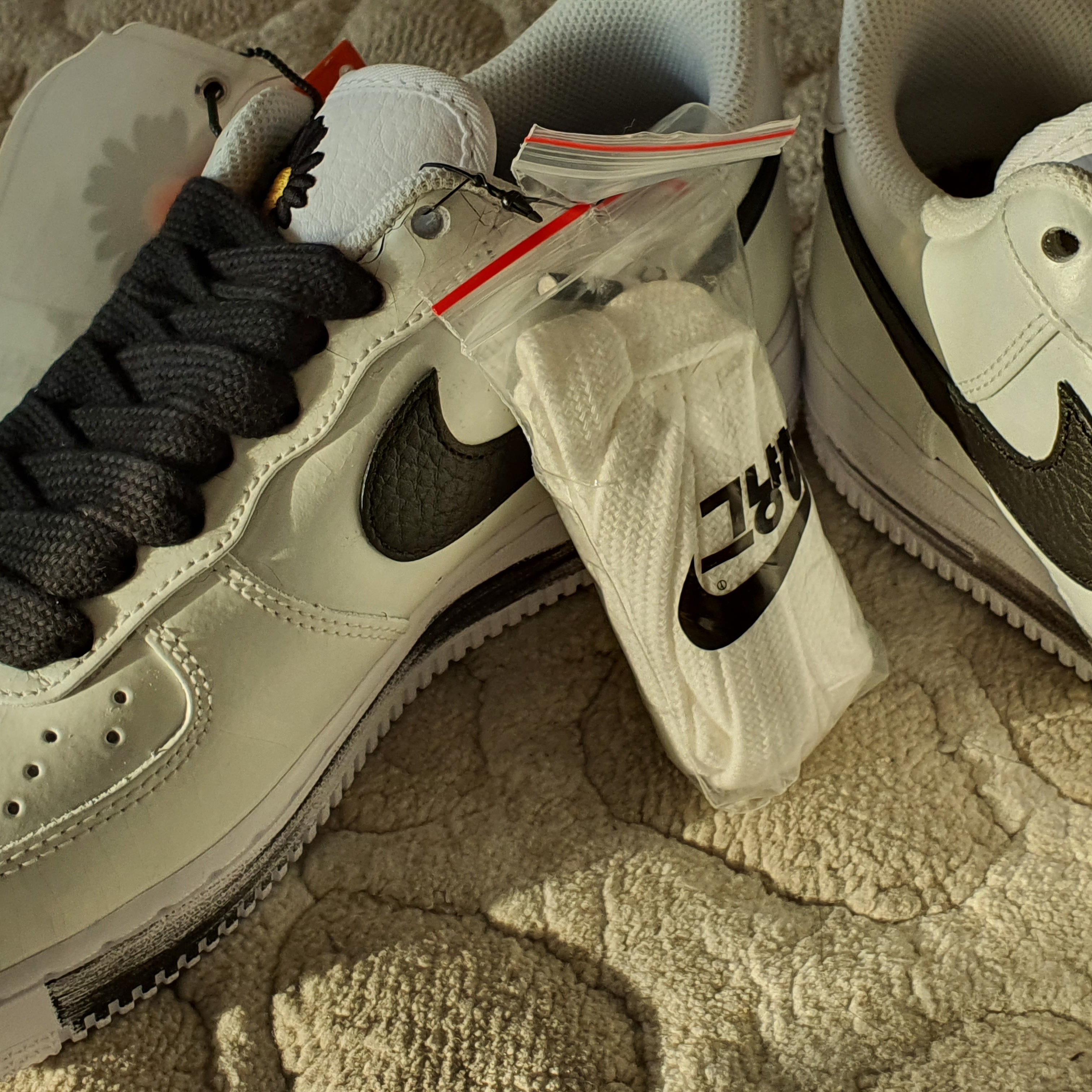 Nike x Peaceminusone Air Force 1 Low Para-Noise 2.0 착용 스타일 - 3