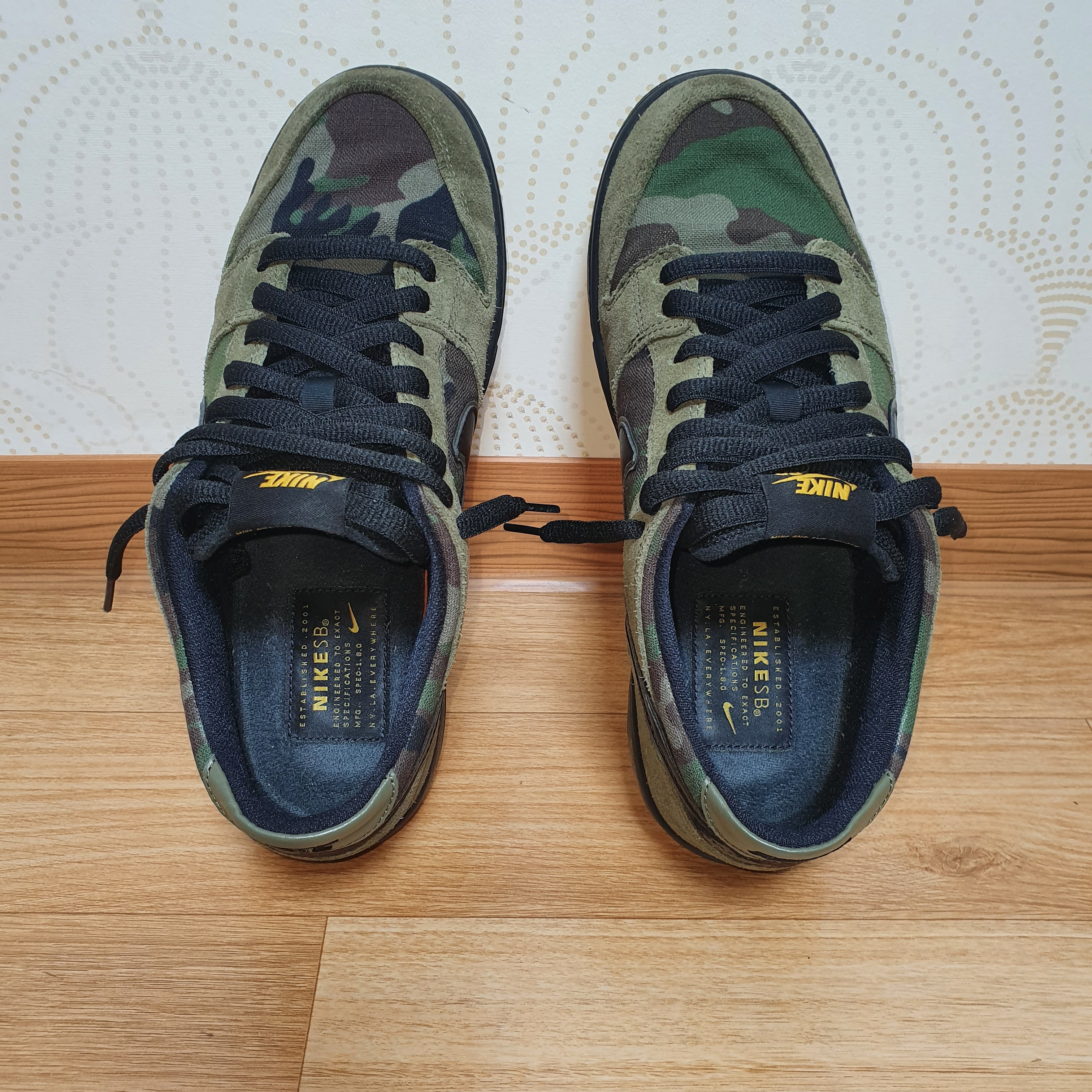 Nike SB Zoom Dunk Low Pro Skate Camo 착용 스타일 - 3