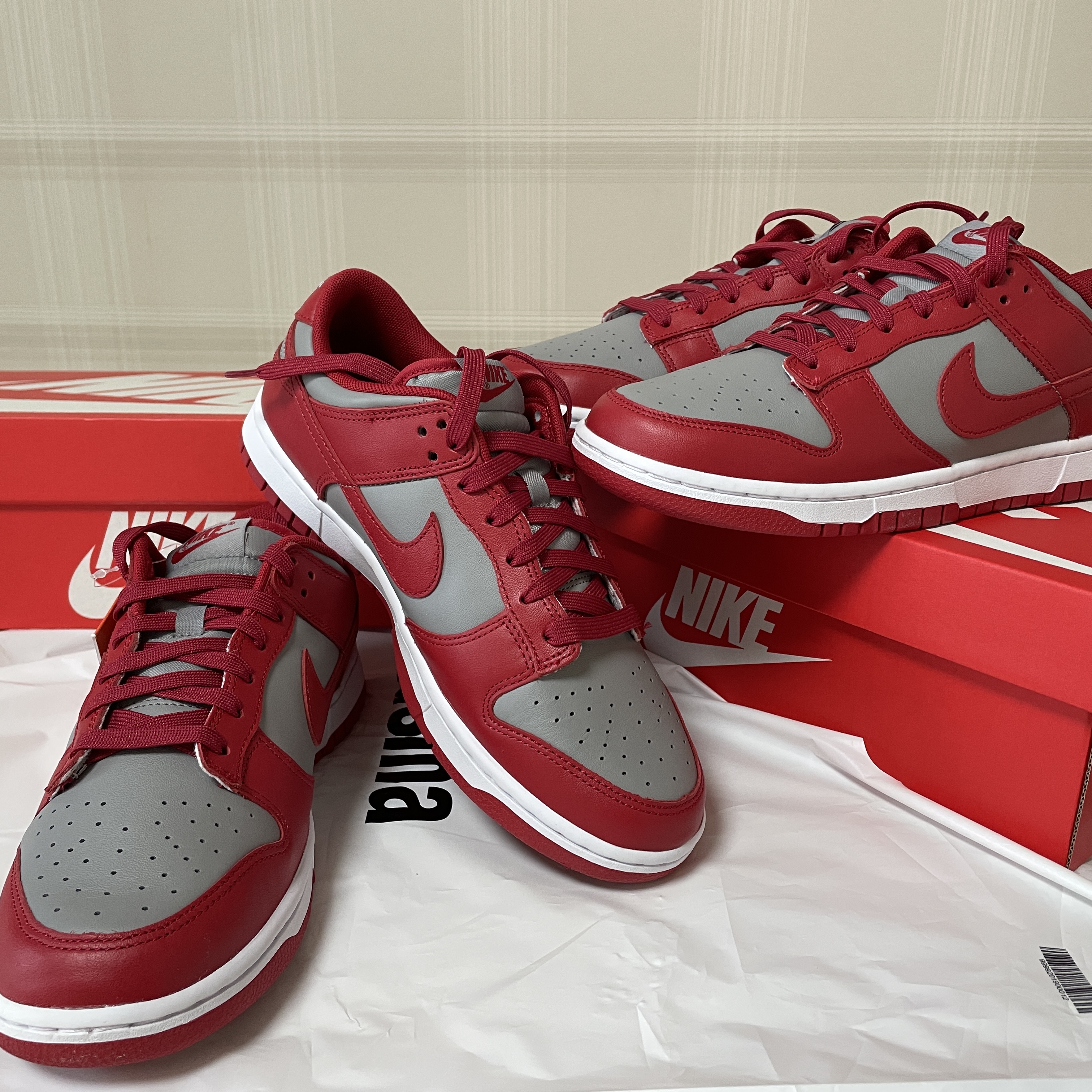 Nike Dunk Low Retro Medium Grey 착용 스타일 - 1