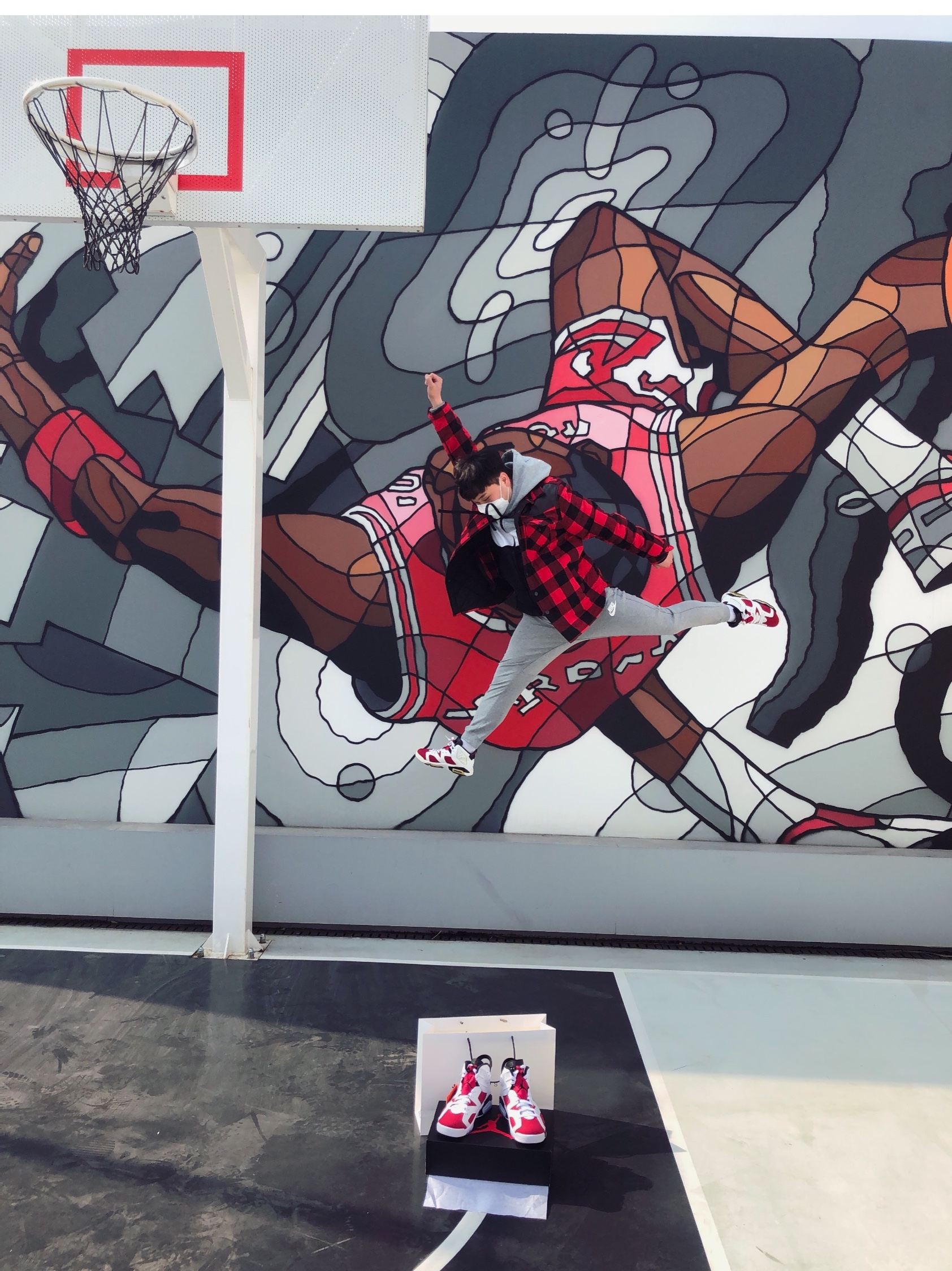 Jordan 6 Retro Carmine 2021 착용 스타일