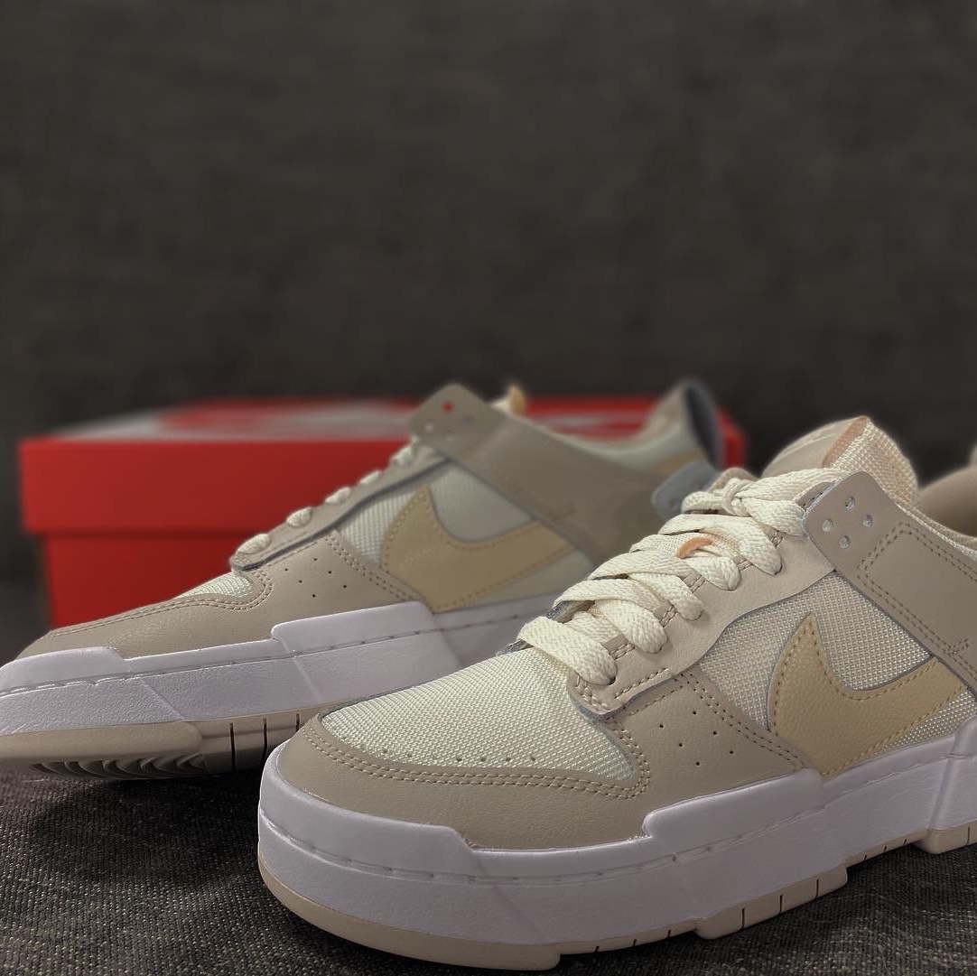 (W) Nike Dunk Low Disrupt Desert Sand 착용 스타일 - 3