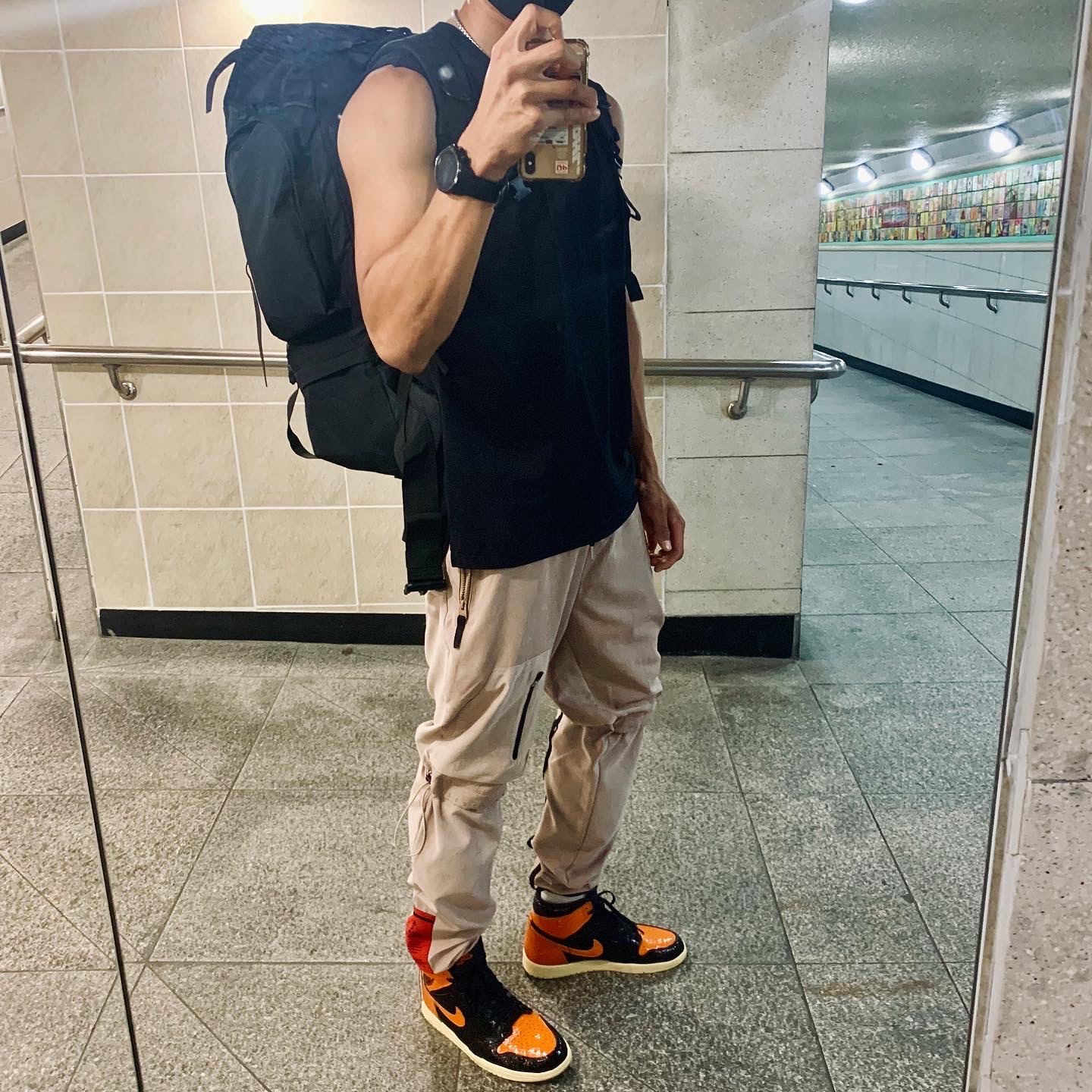 Jordan 1 Retro High Shattered Backboard 3.0 착용 스타일