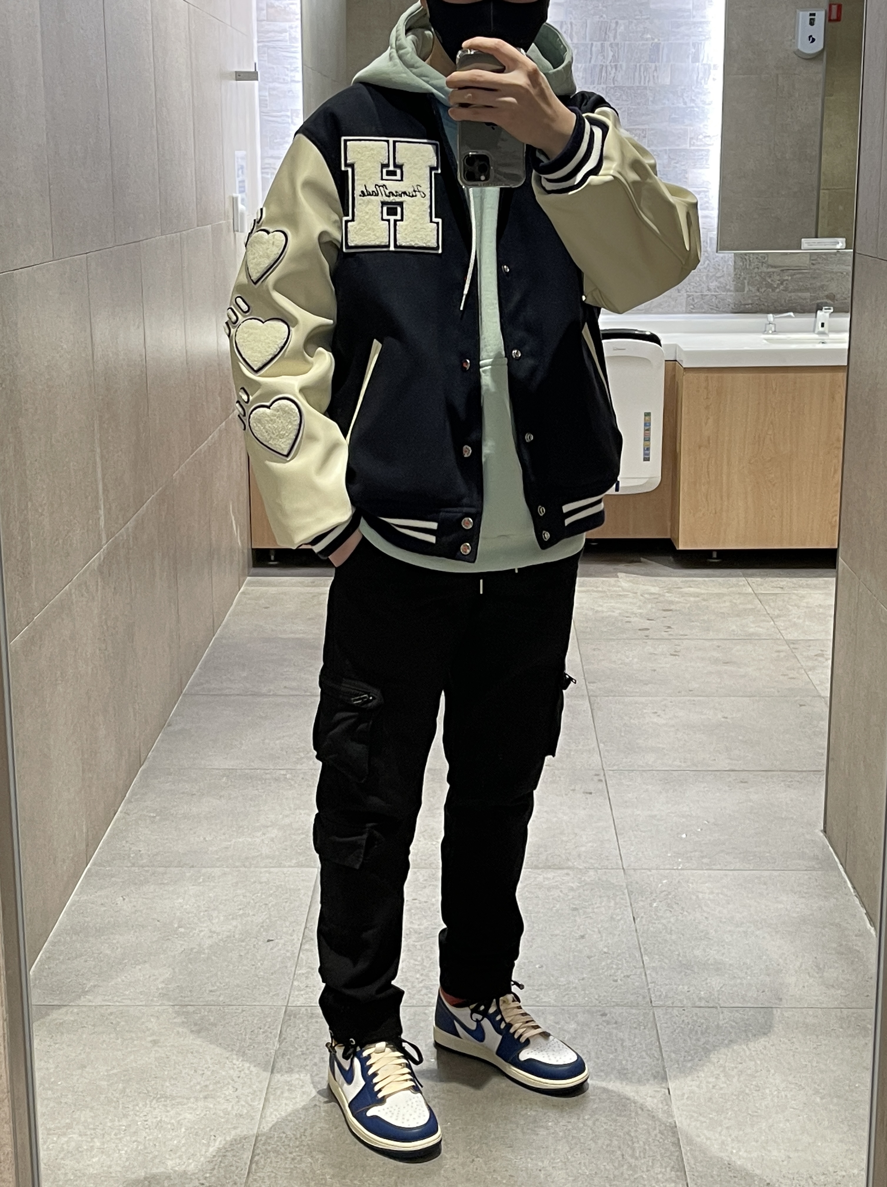 Jordan 1 x Union Retro High Blue Toe 착용 스타일