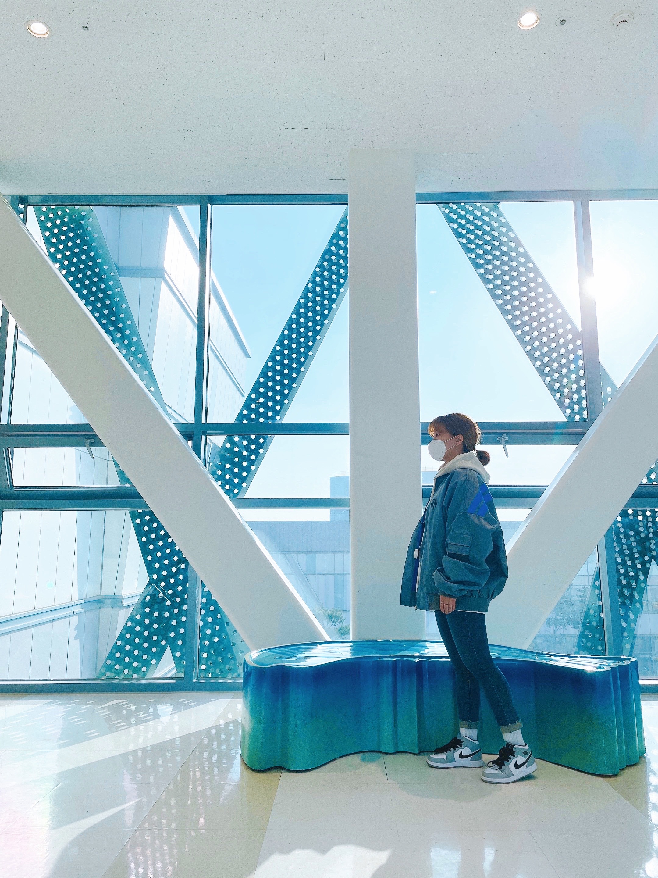 (GS) Jordan 1 Mid Light Smoke Grey, Essentials 3D Silicon Applique Pullover Hoodie Oatmeal/Oatmeal Heather/Light Heather Oatmeal 2020 착용 스타일 - 1