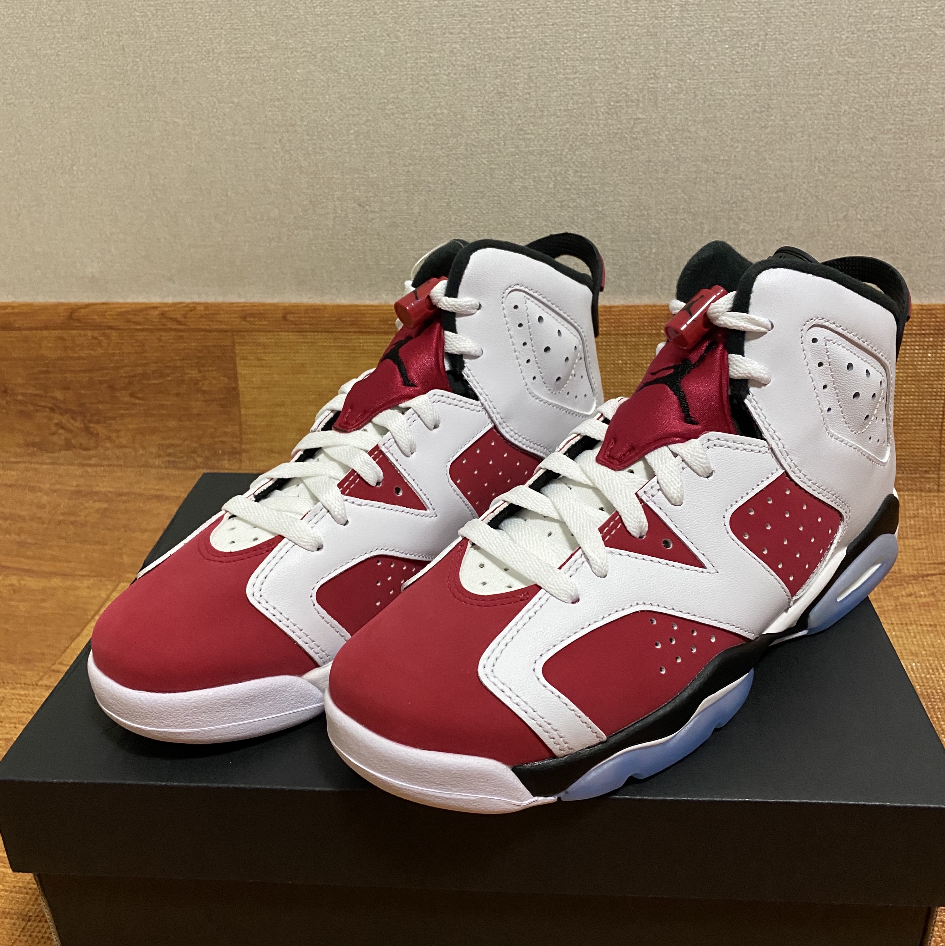 (GS) Jordan 6 Retro Carmine 2021 착용 스타일 - 1