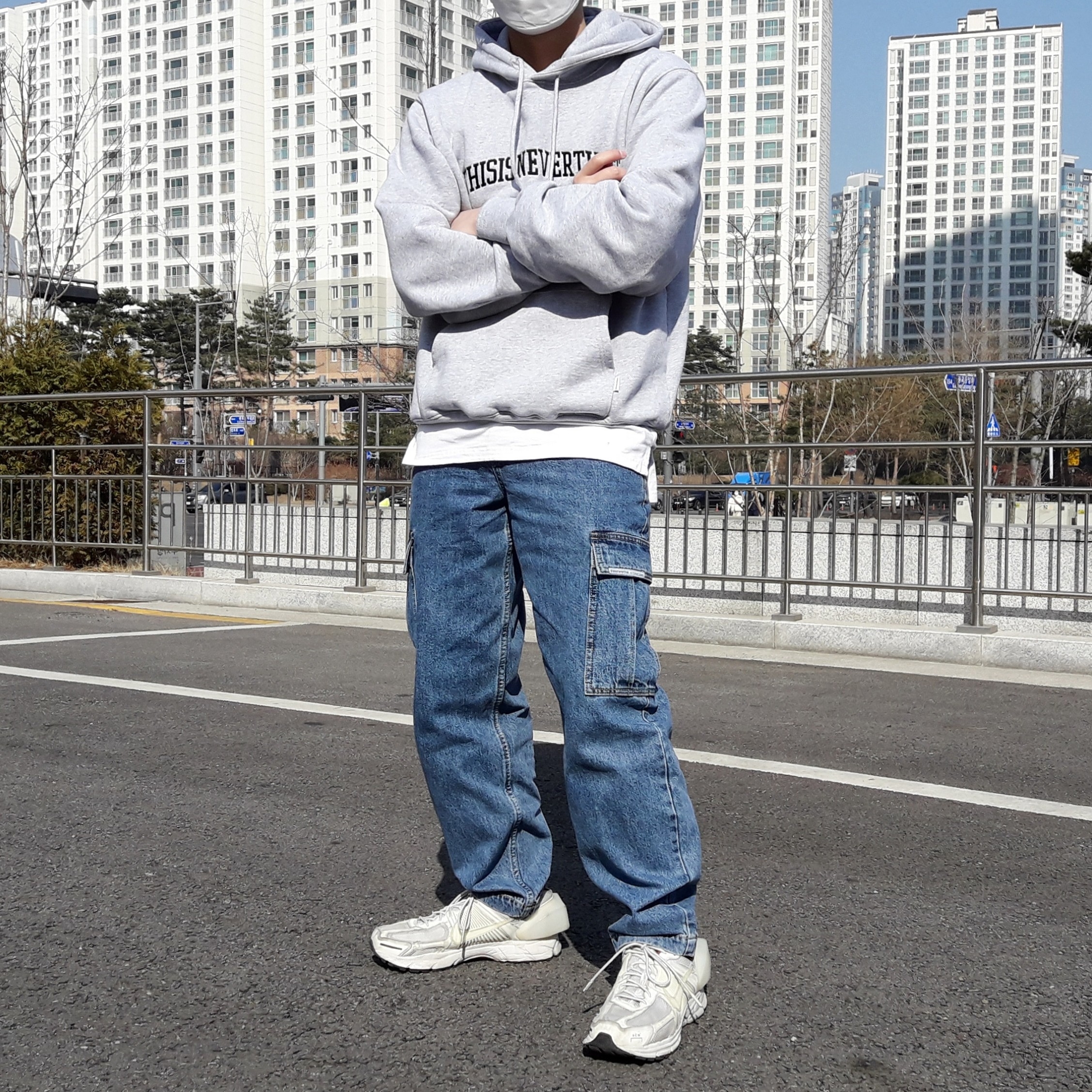 Nike x A-Cold-Wall Zoom Vomero 5 Sail 착용 스타일 - 1