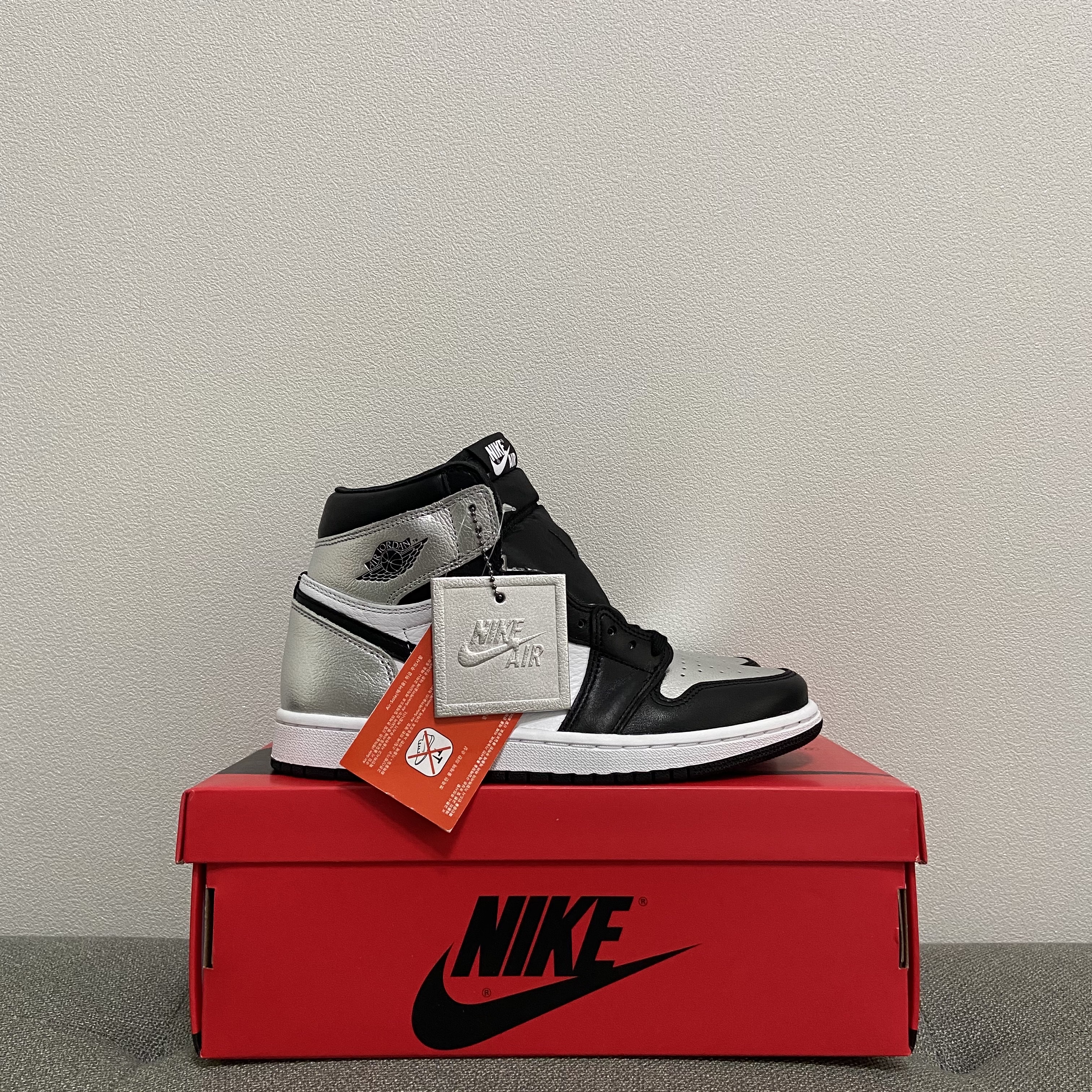 (W) Jordan 1 Retro High OG Silver Toe 착용 스타일