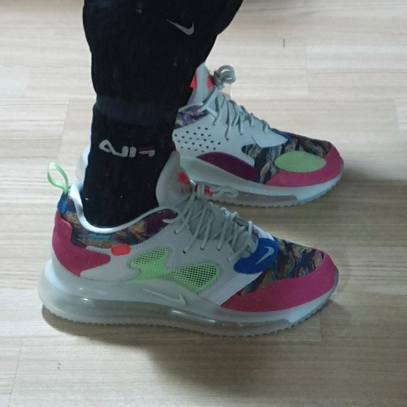 Nike Air Max 720 OBJ Young King of the Drip, Nike Air Max 720 Be True 2019 착용 스타일 - 1