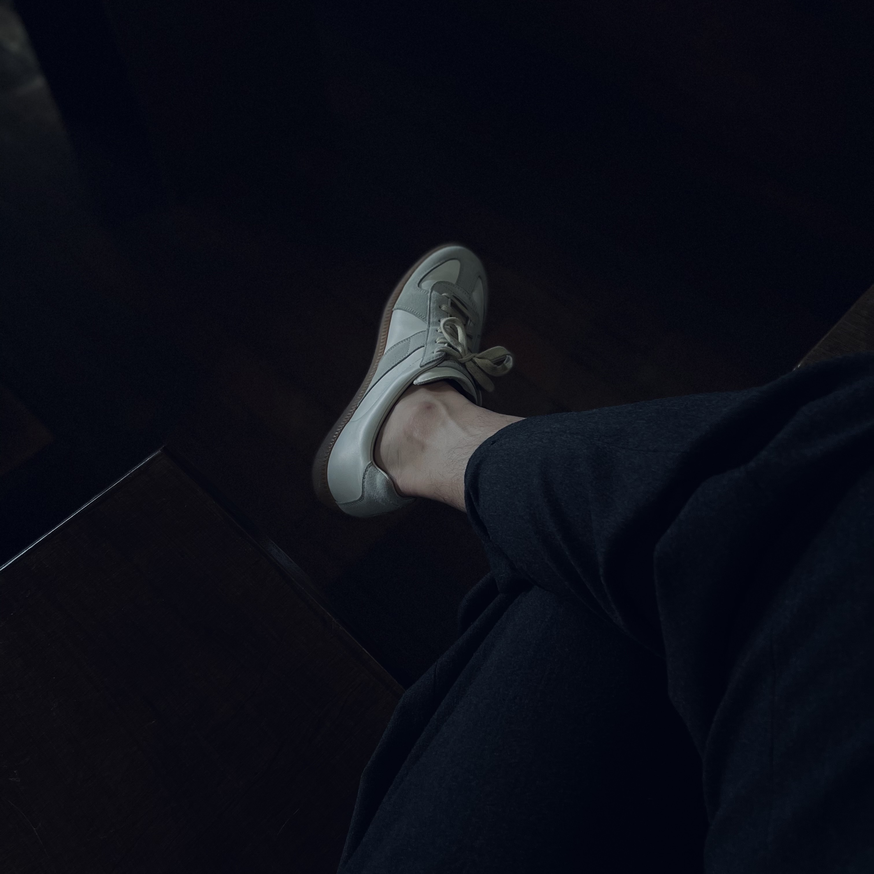 Maison Margiela Calfskin Replica Sneakers 착용 스타일 - 2