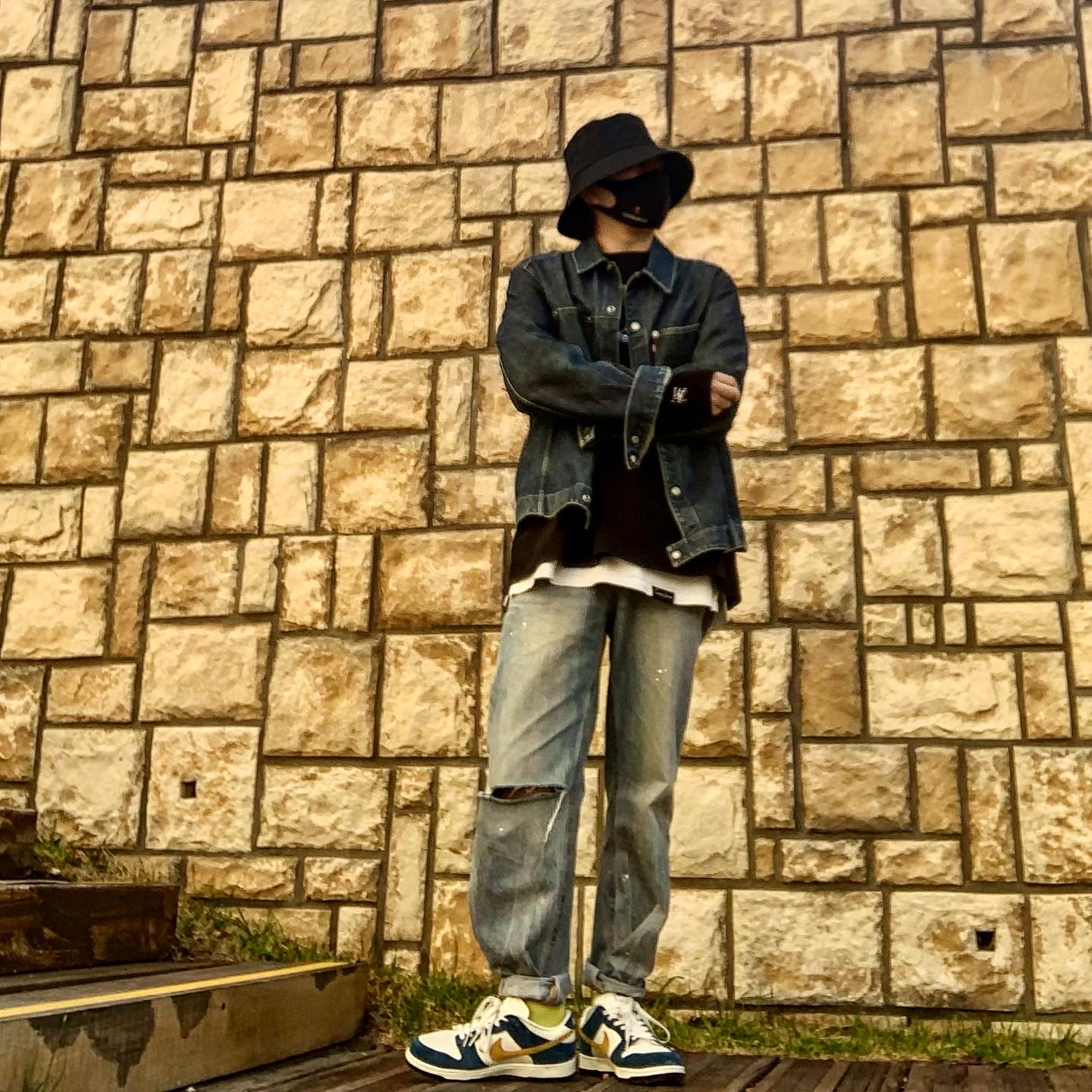 Nike x Kasina Dunk Low 80's Bus 착용 스타일