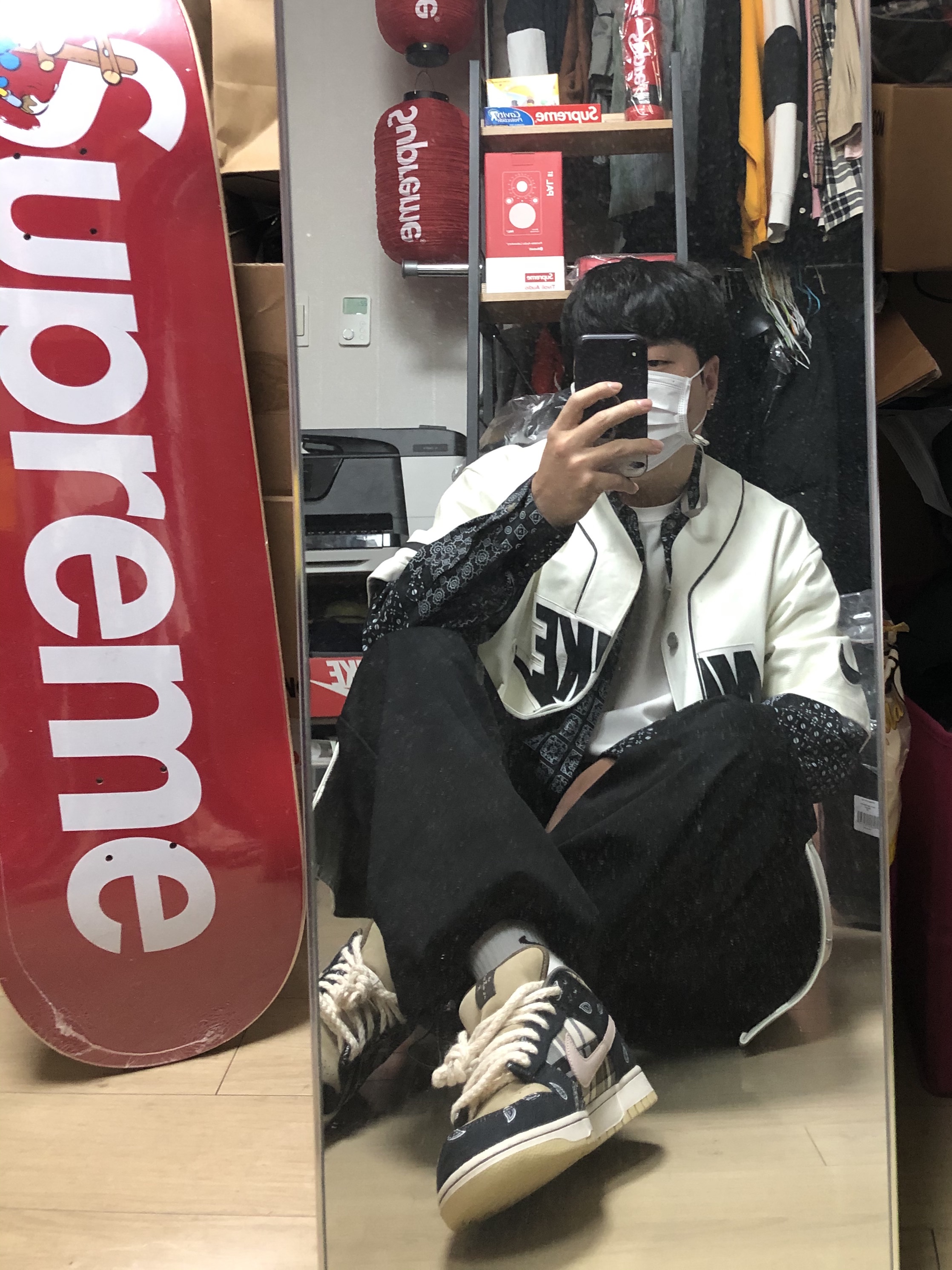 Nike x Travis Scott SB Dunk Low 착용 스타일