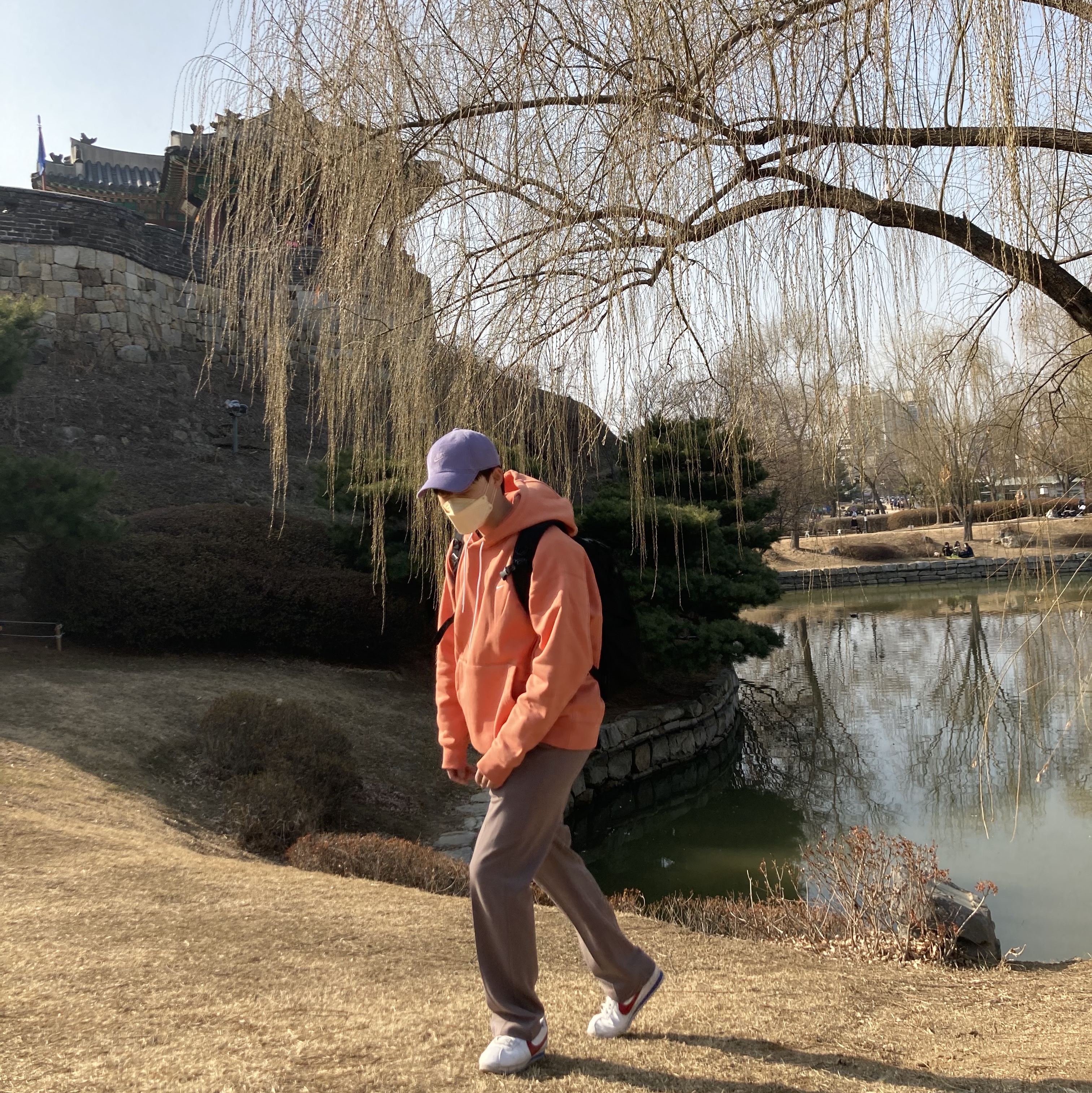 Nike Classic Cortez Forrest Gump 2017, Nike M NRG Hoodie Healing Orange - US/EU 착용 스타일