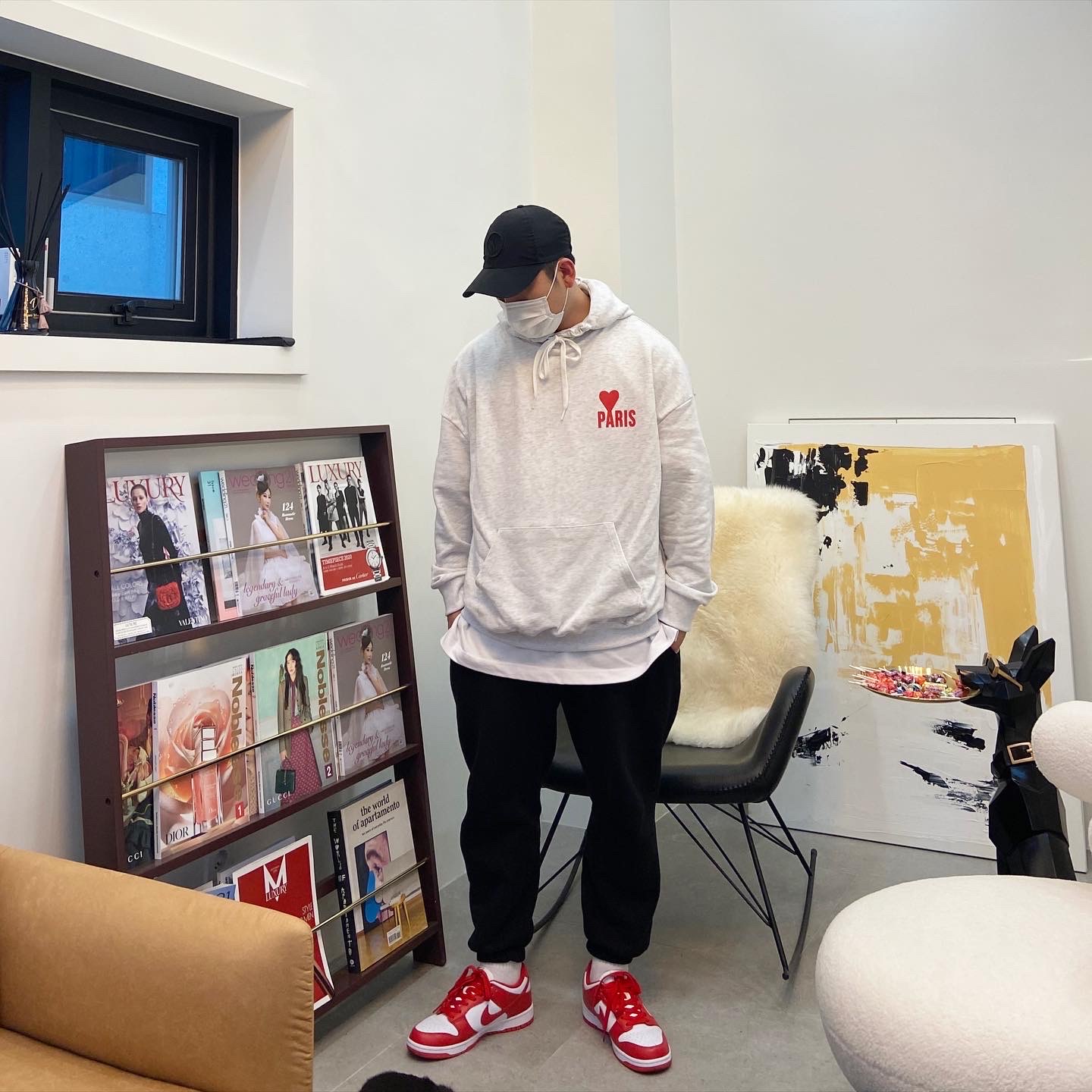 Nike Dunk Low SP University Red 2020 착용 스타일