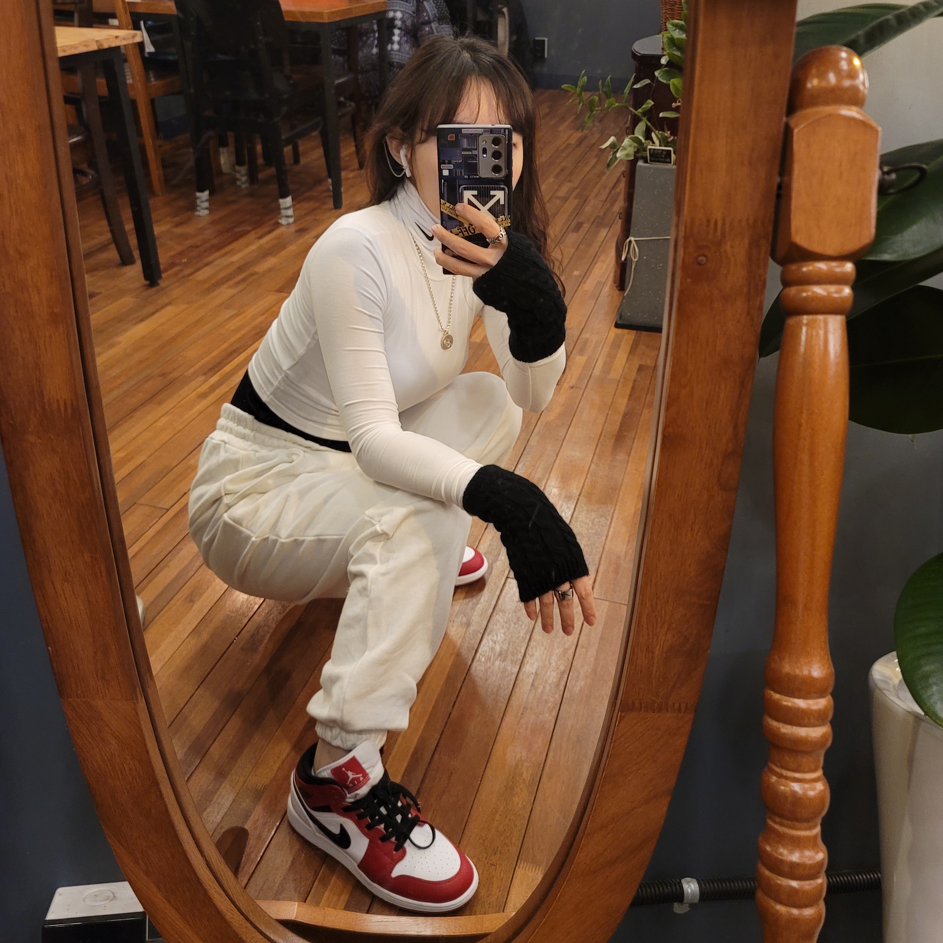 Jordan 1 Mid Chicago 2020, (PS) Jordan 1 Mid Chicago 2020 착용 스타일