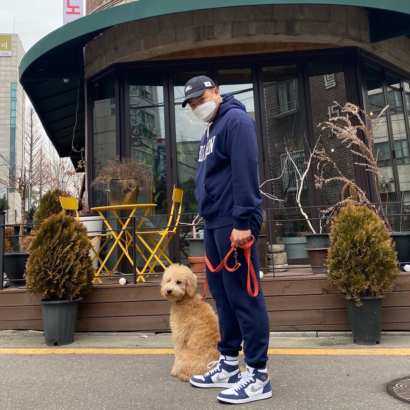 Jordan 1 Retro High OG CO.JP Midnight Navy 착용 스타일 - 1