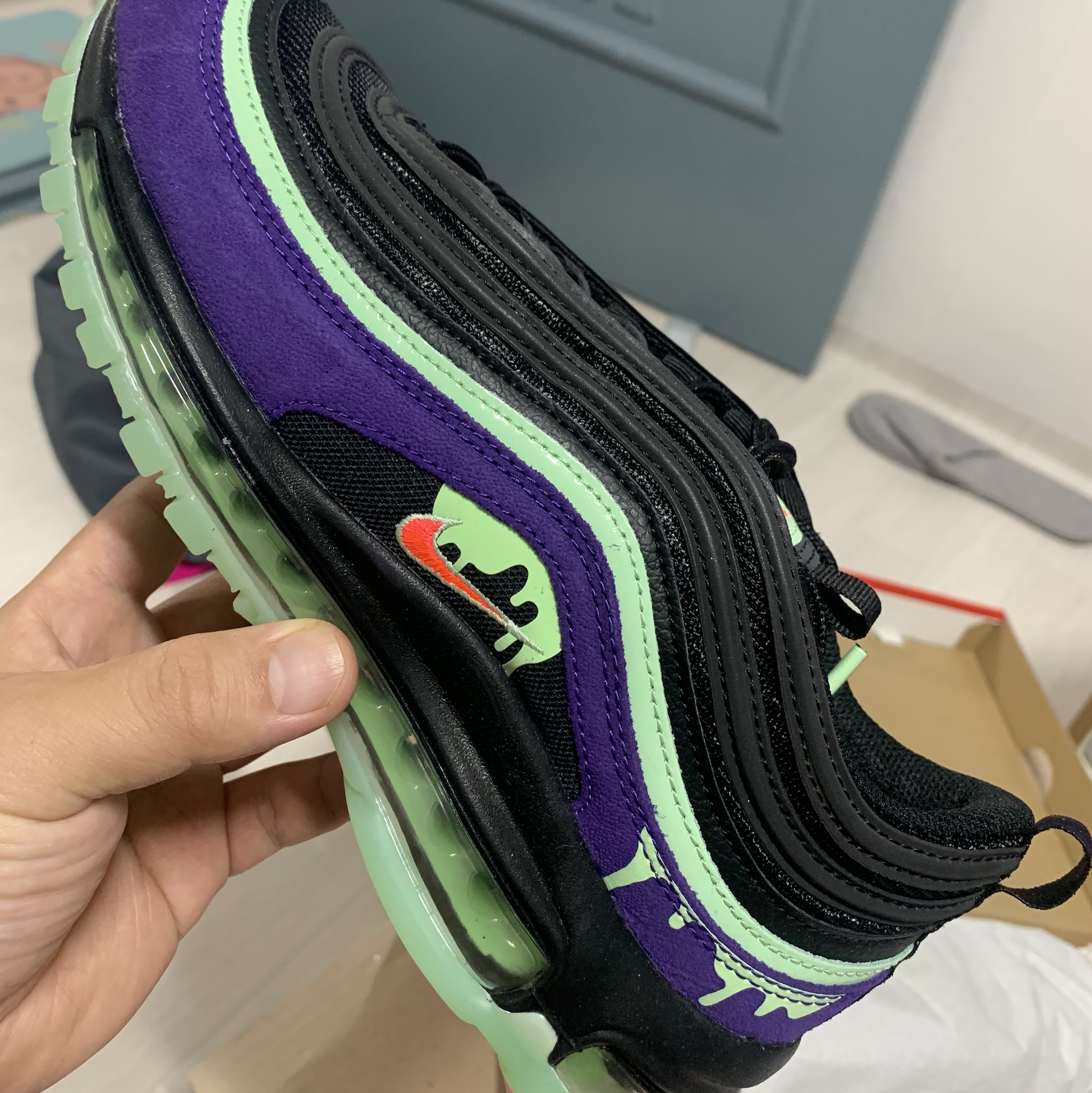 Nike Air Max 97 Halloween 착용 스타일 - 2