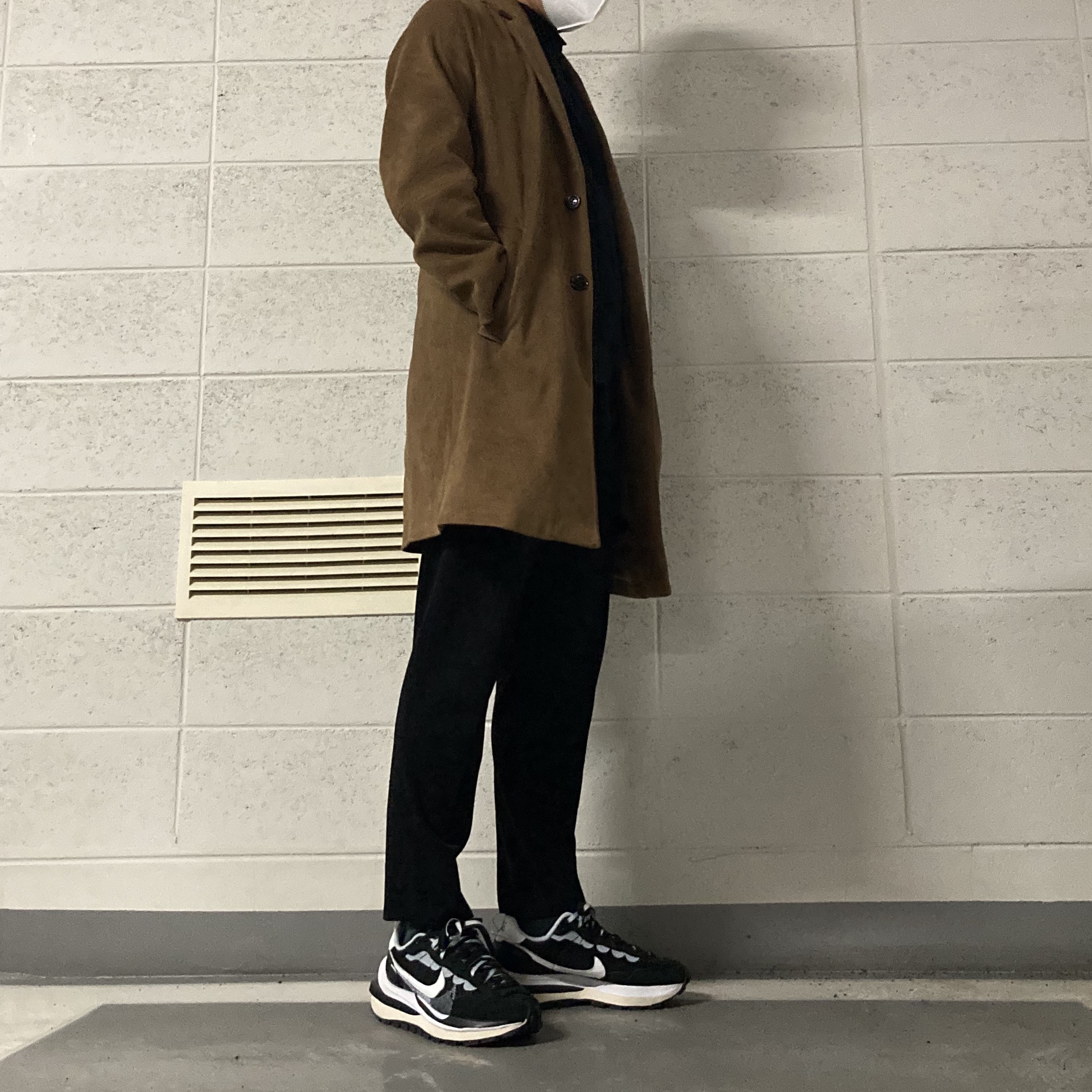 Nike x Sacai VaporWaffle Black White 착용 스타일