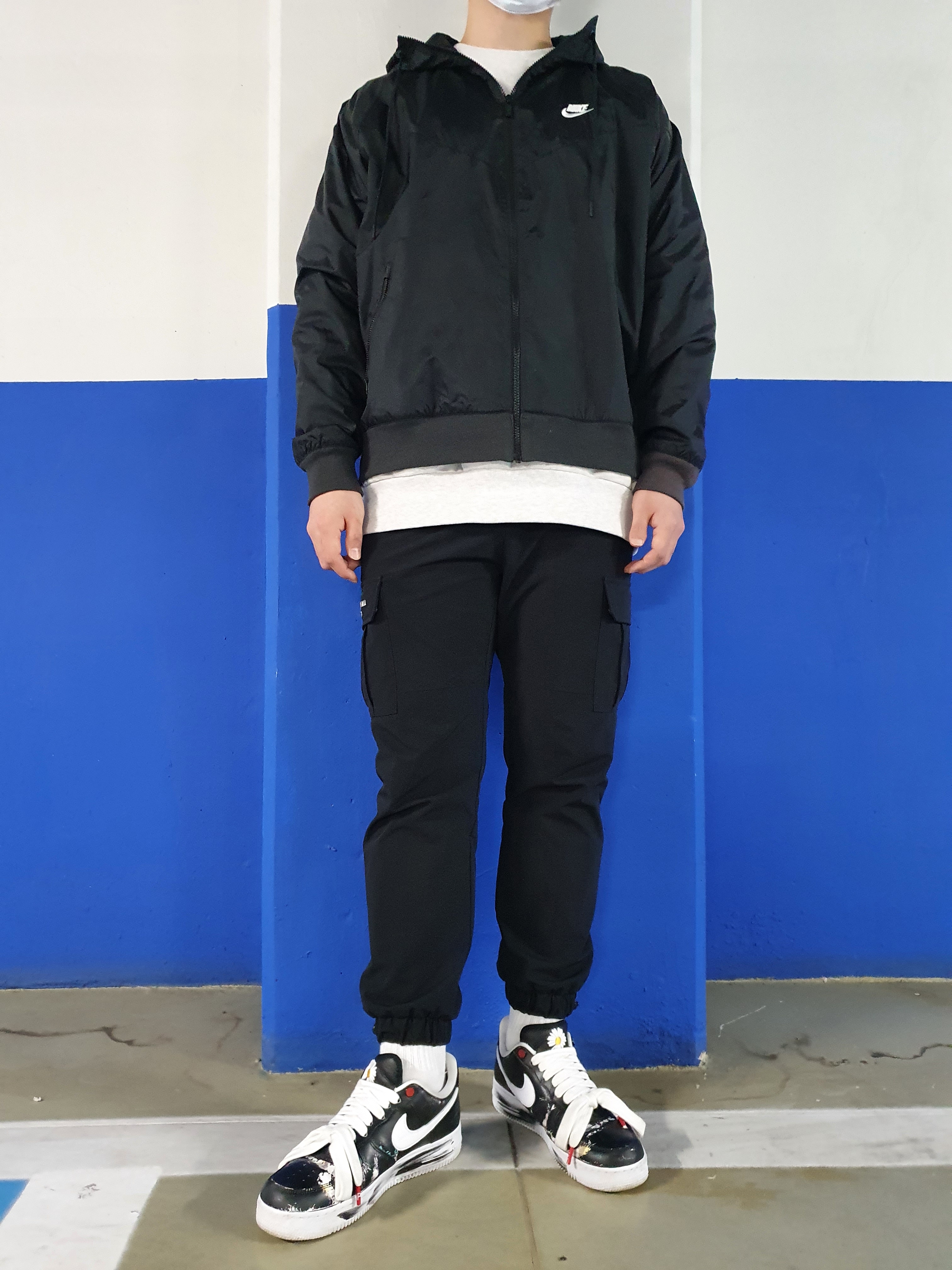 Nike x Peaceminusone Air Force 1 Low Para-Noise 착용 스타일