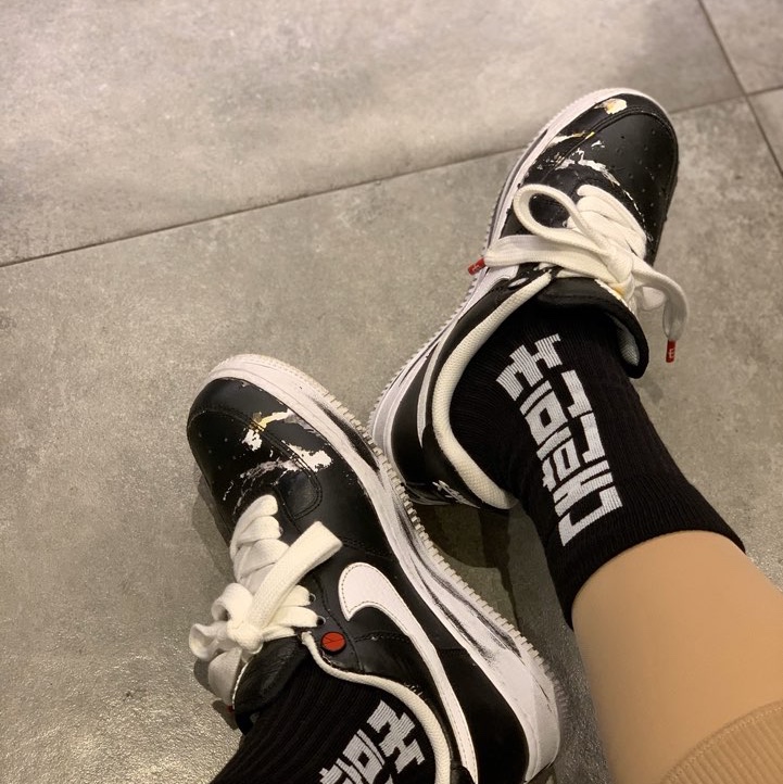 Nike x Peaceminusone Air Force 1 Low Para-Noise 착용 스타일 - 2