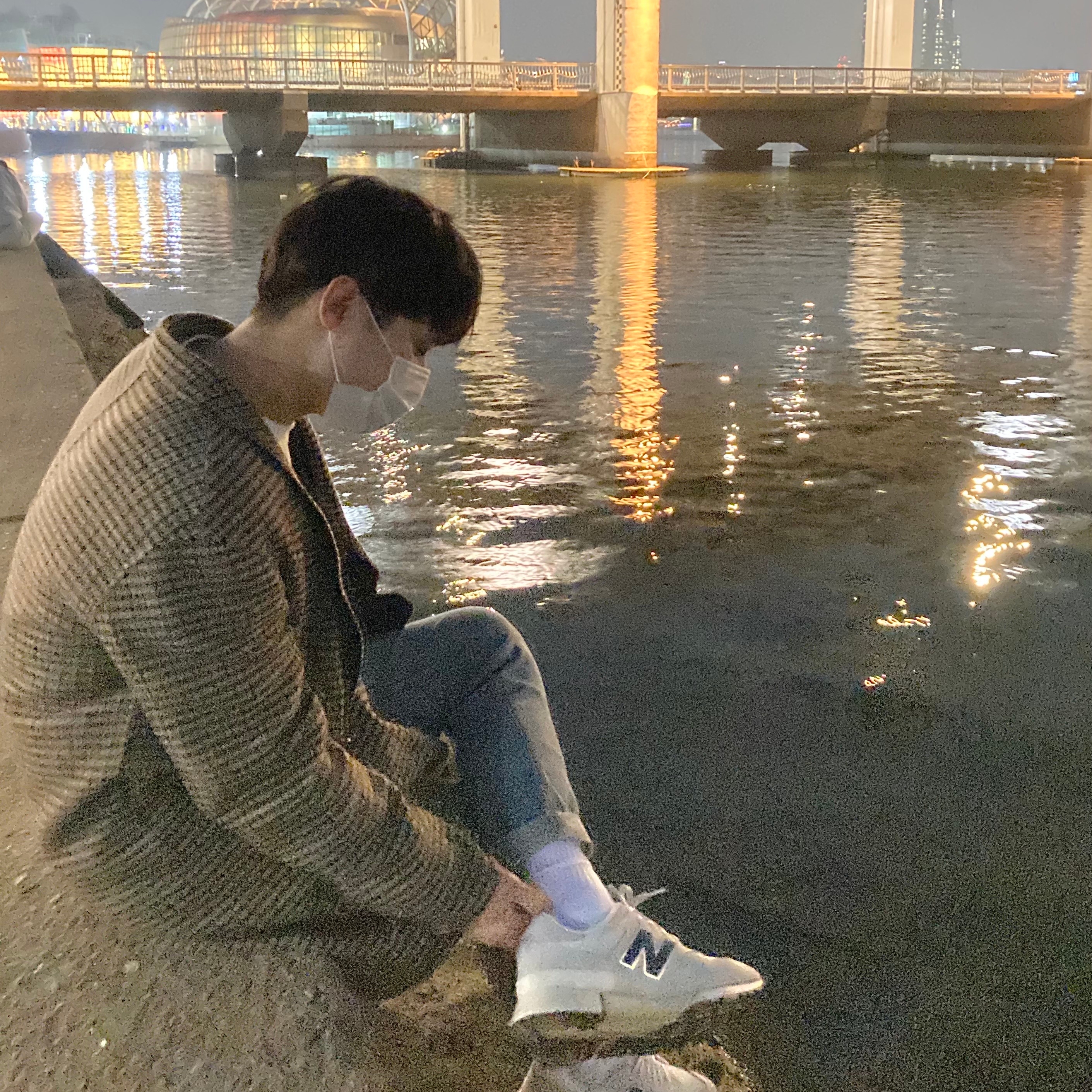 New Balance x Tokyo Design Studio R_C 1300 Summer Fog 착용 스타일