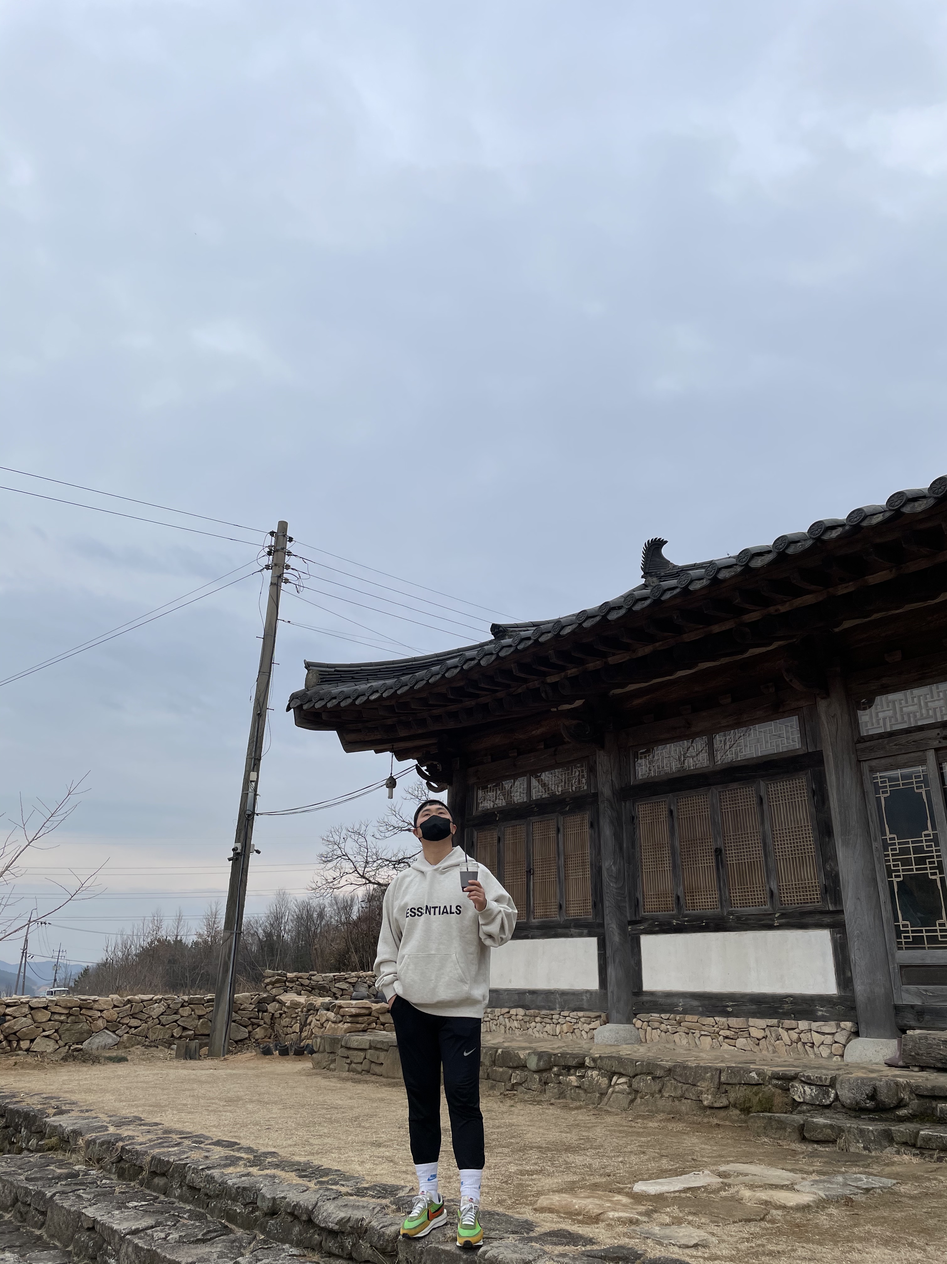 Nike x Sacai LDWaffle Green Multi, Essentials 3D Silicon Applique Pullover Hoodie Oatmeal/Oatmeal Heather/Light Heather Oatmeal 2020 착용 스타일 - 2