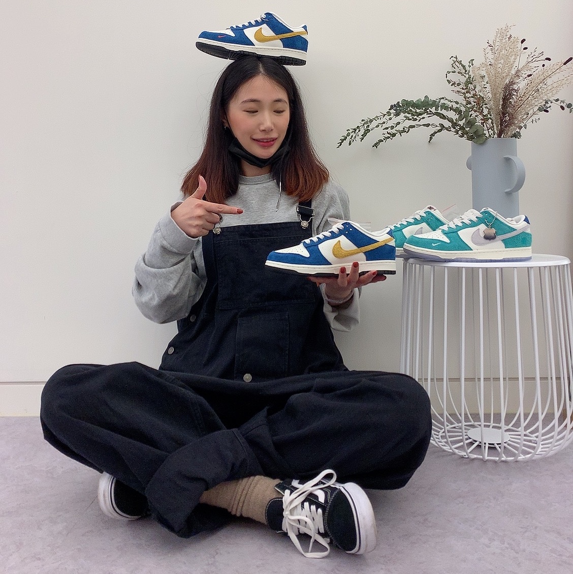 Nike x Kasina Dunk Low 80's Bus, Nike x Kasina Dunk Low Road Sign - Kasina Exclusive 착용 스타일 - 2