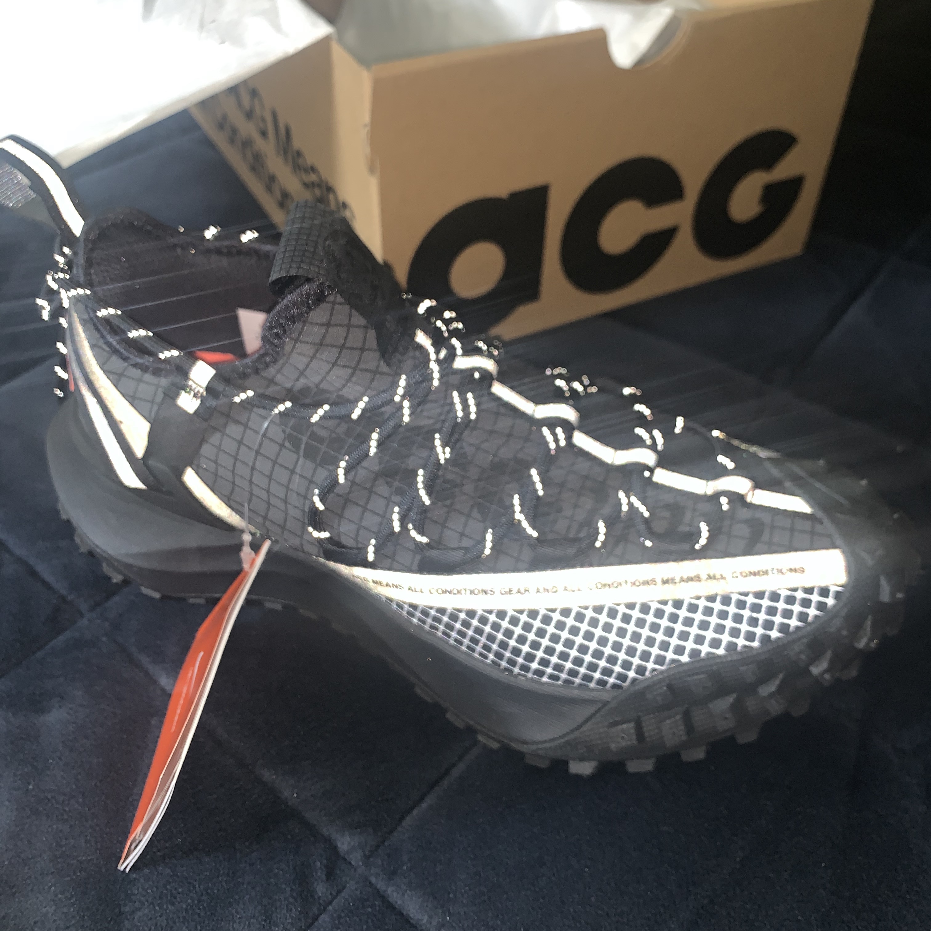 Nike ACG Mountain Fly Low Anthracite 착용 스타일 - 2