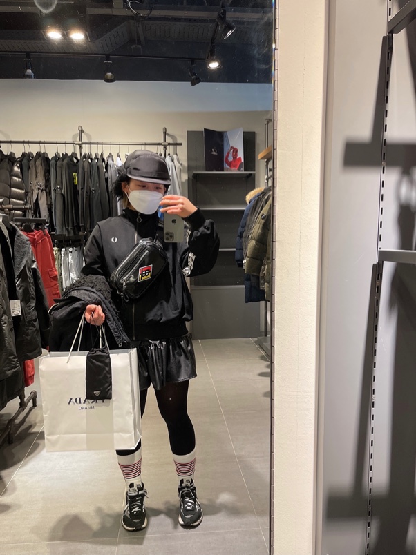 Nike x Sacai VaporWaffle Black White 착용 스타일