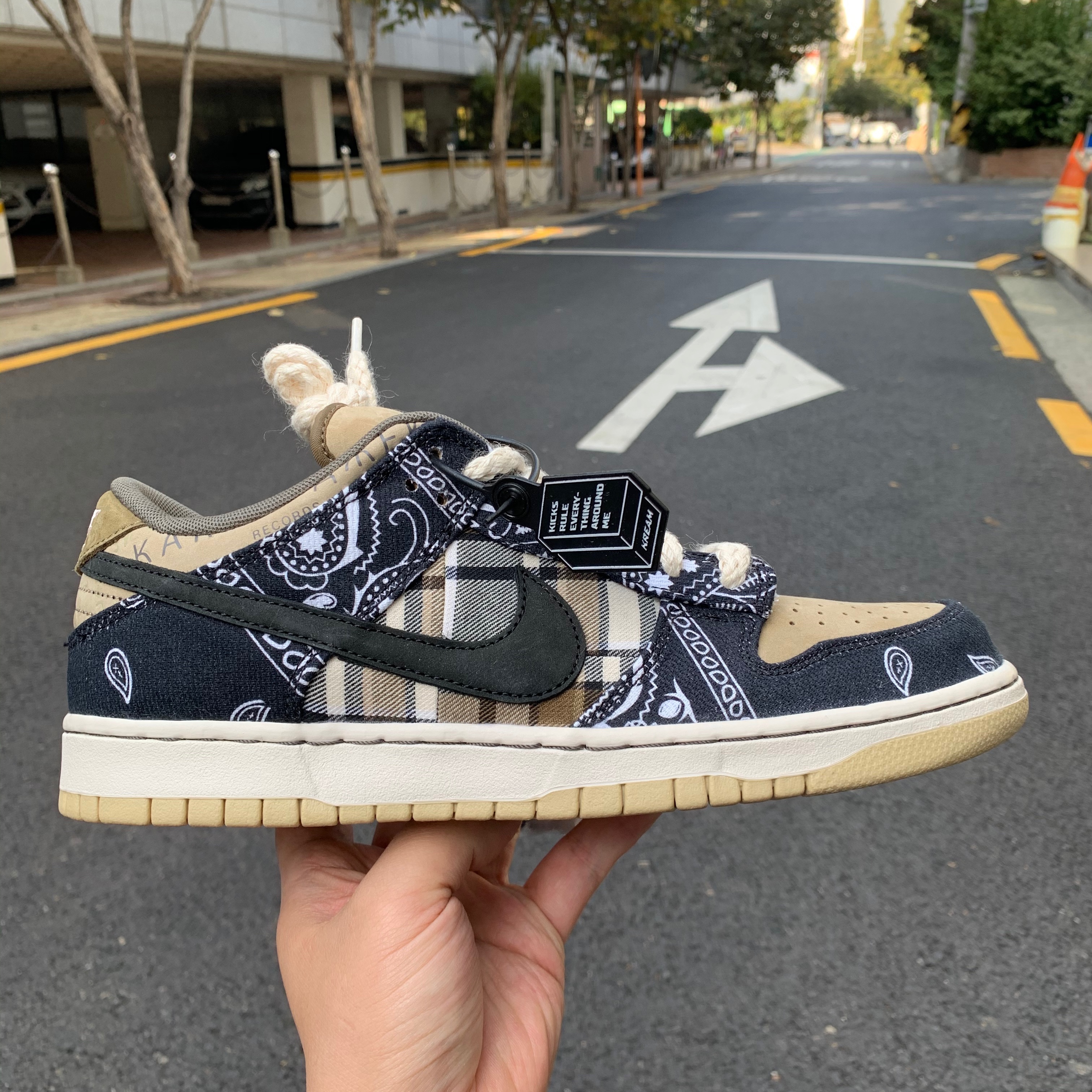 Nike x Travis Scott SB Dunk Low 착용 스타일