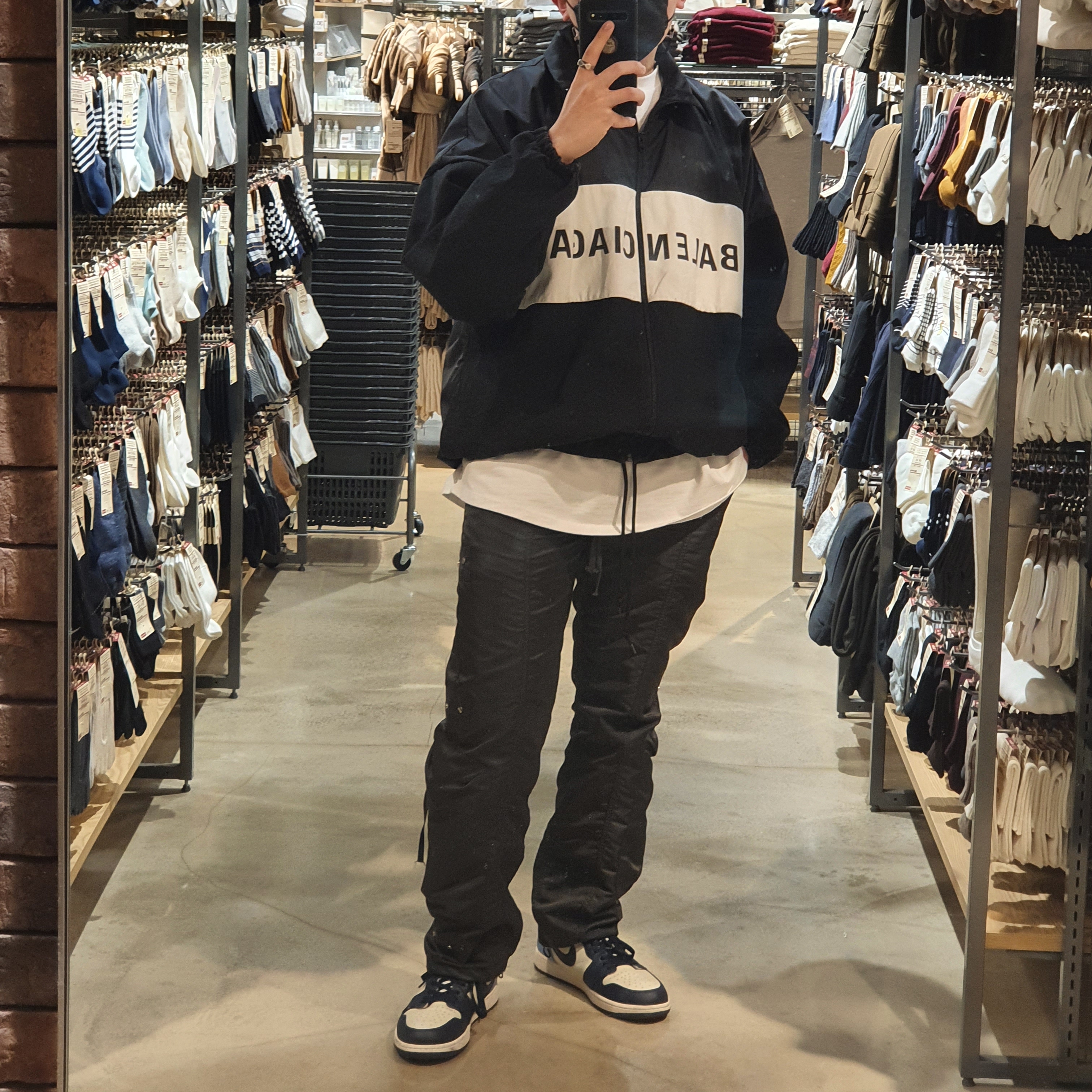 Jordan 1 Retro High Obsidian UNC 착용 스타일