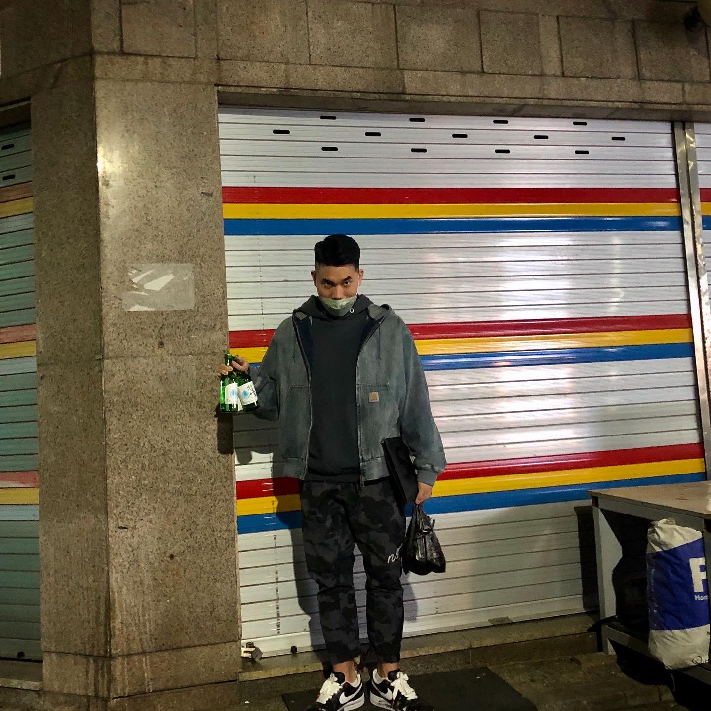 Nike x Peaceminusone Air Force 1 Low Para-Noise 착용 스타일 - 1