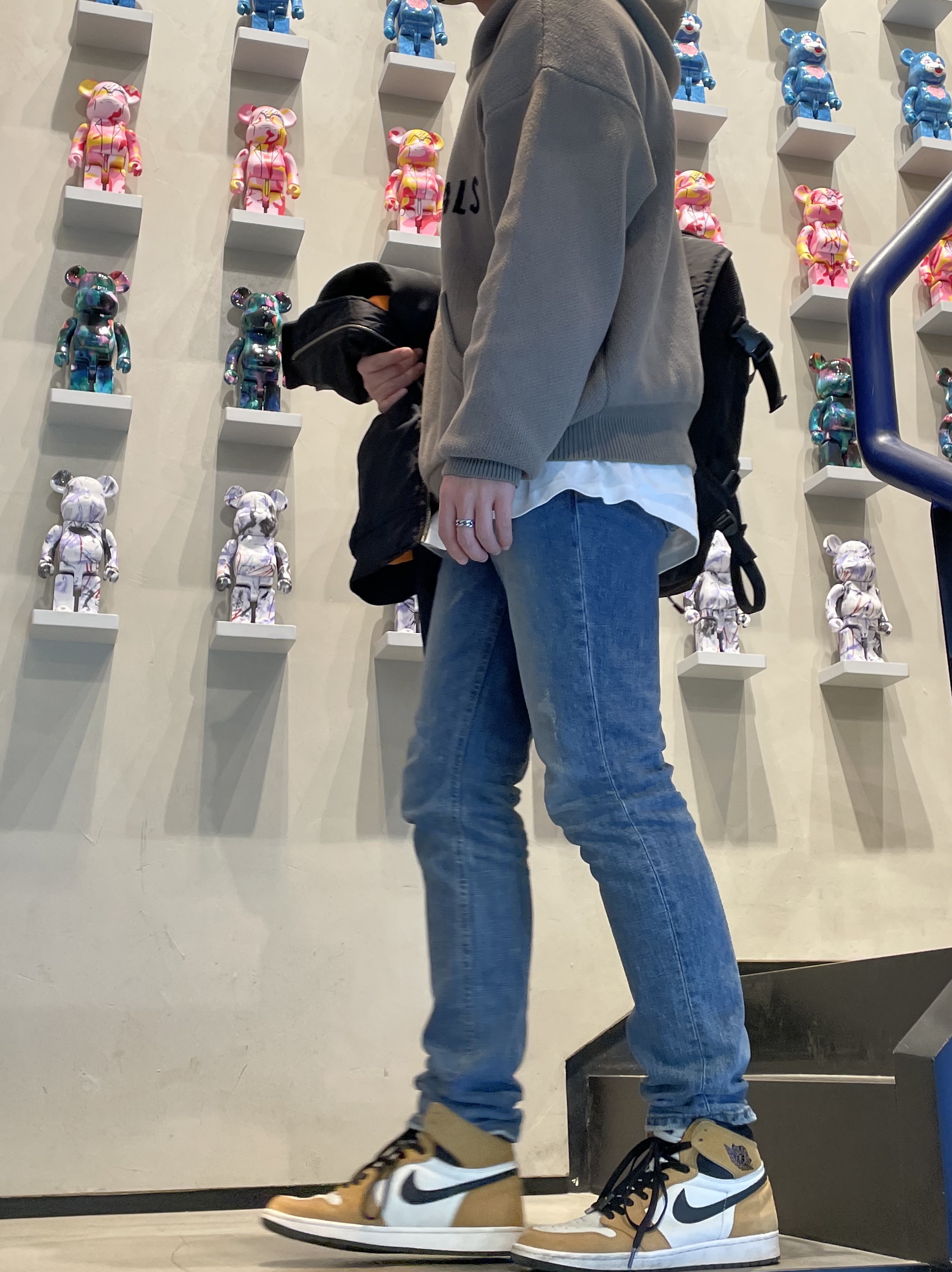 Essentials Knit Hoodie Taupe - 20FW, Jordan 1 Retro High Rookie of the Year 착용 스타일