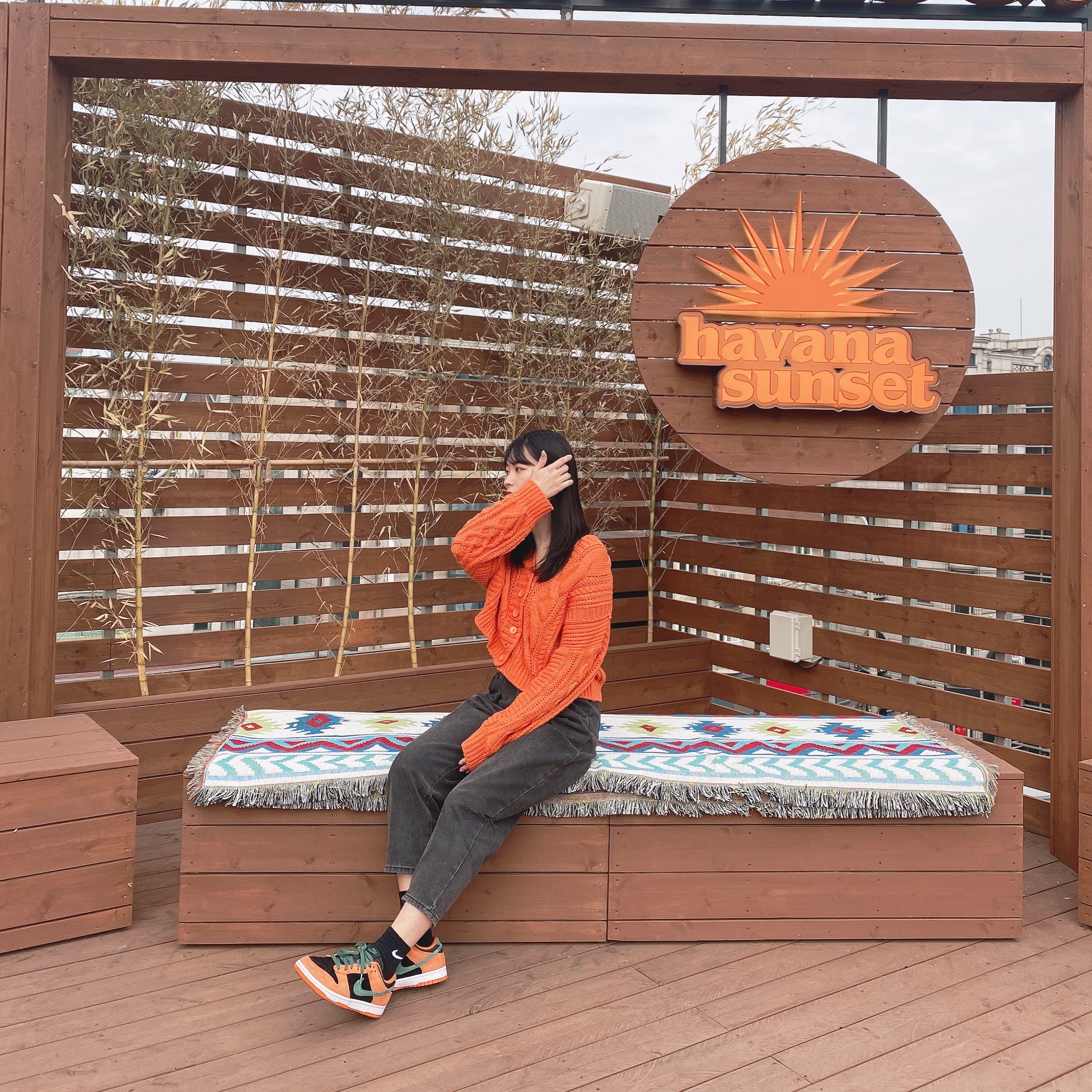 Nike Dunk Low SP Ceramic 착용 스타일