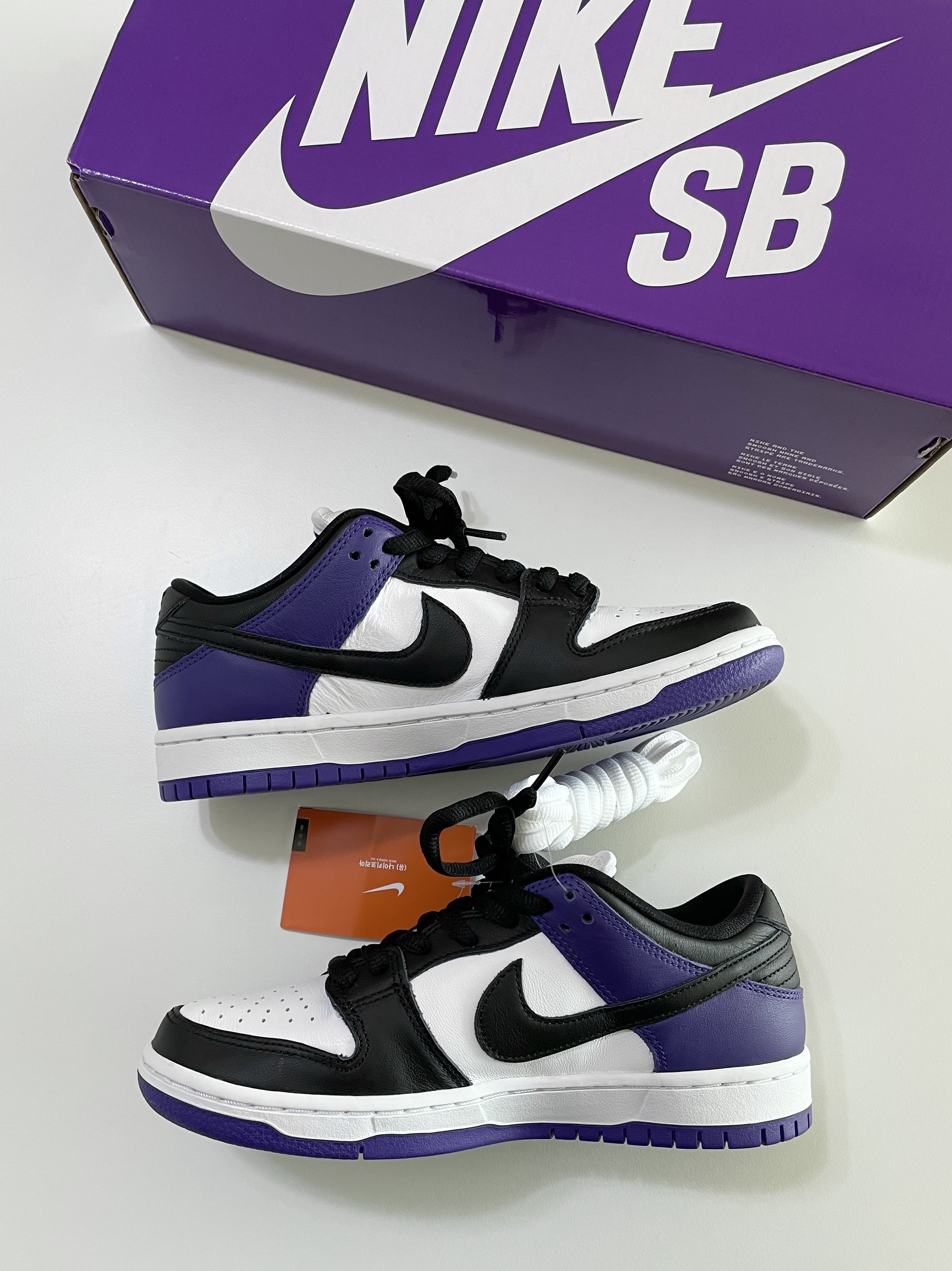 Nike SB Dunk Low Pro Court Purple 착용 스타일 - 3