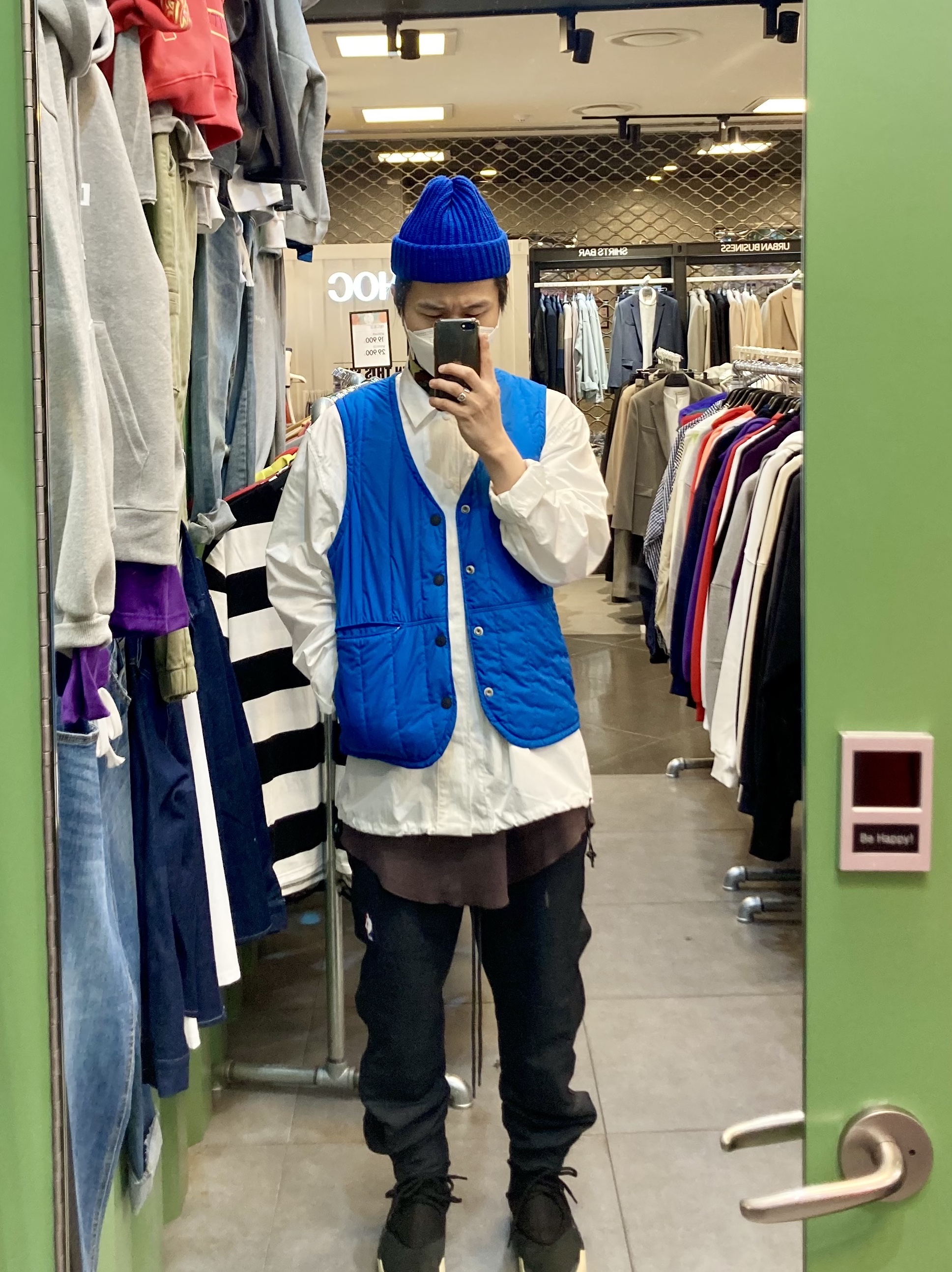 Nike x Fear of God Warm Up Pants Off Noir, NIke x Fear of God Air Fear of God 1 Black 착용 스타일