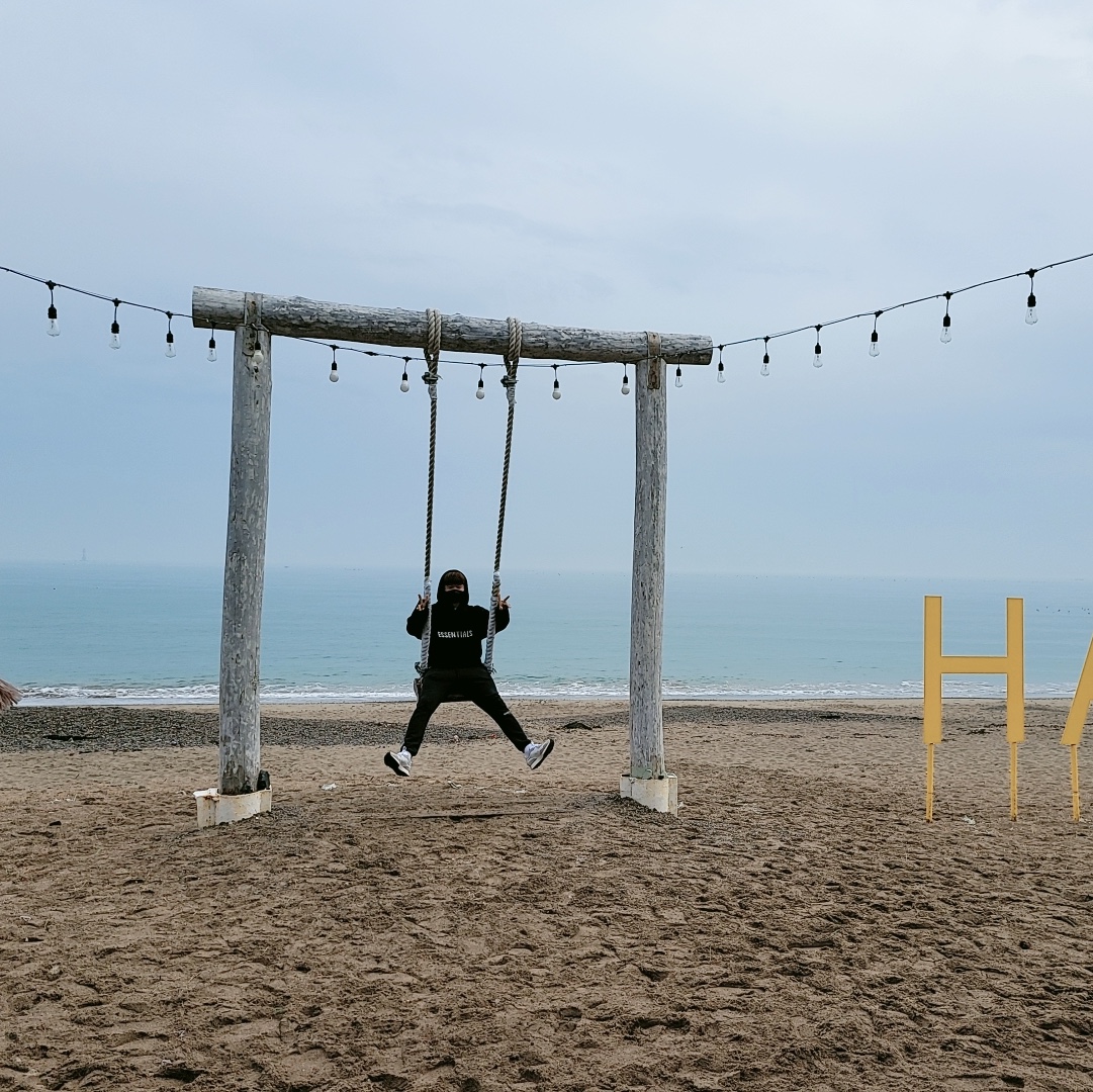 Essentials Knit Hoodie Black - 20FW, Essentials Sweatpants Dark Slate/Black 2020 착용 스타일