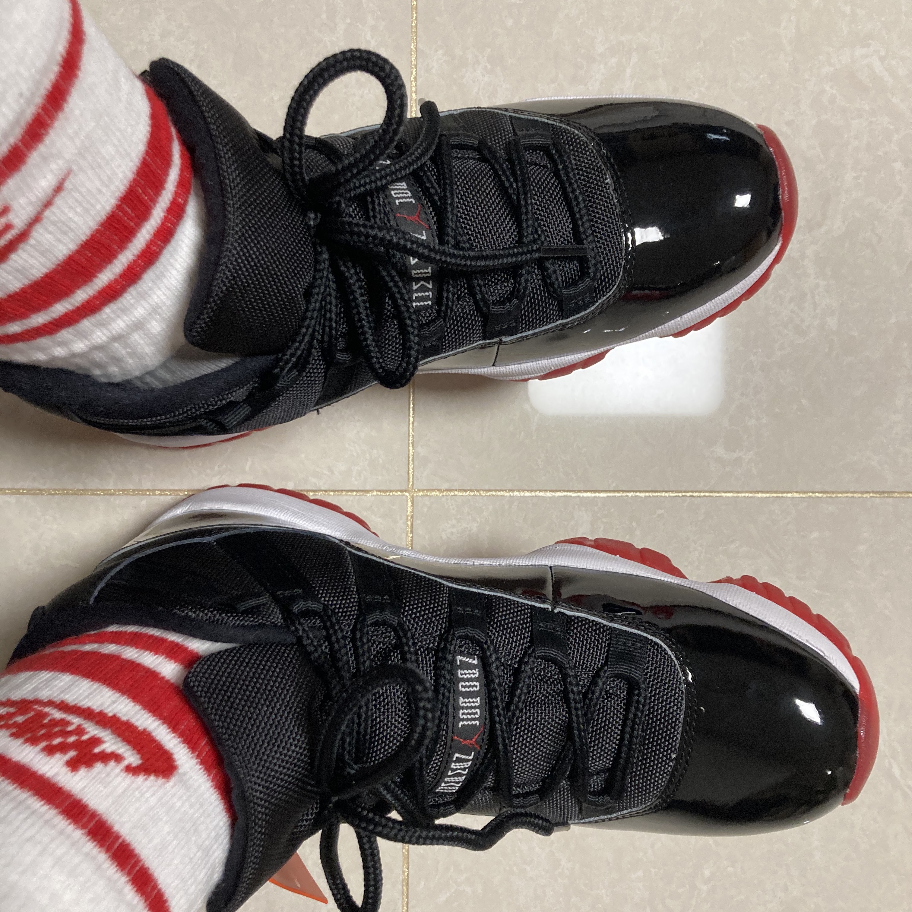 Jordan 11 Retro Bred 2019 착용 스타일