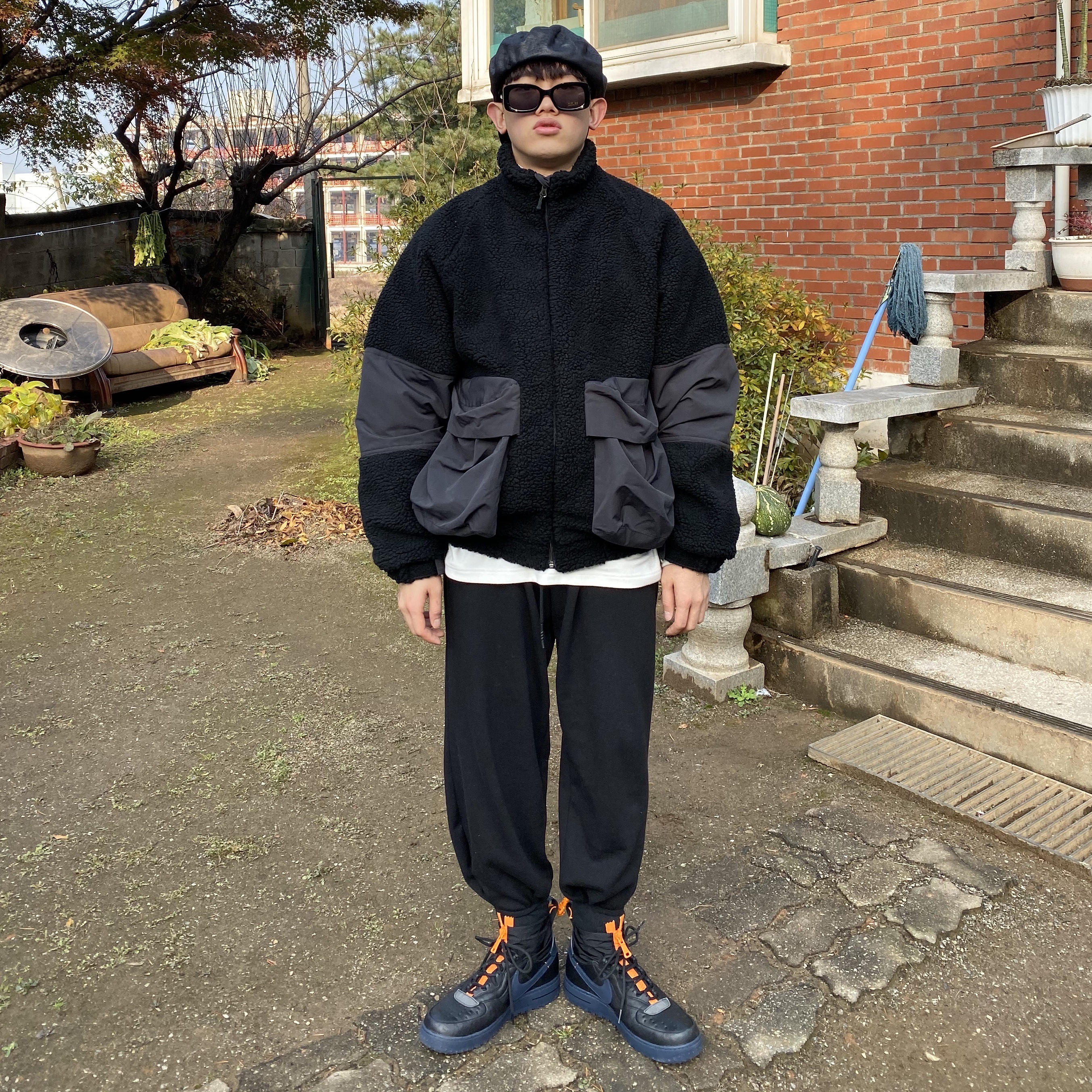 Nike Air Force 1 Winter Gore-Tex Black 착용 스타일