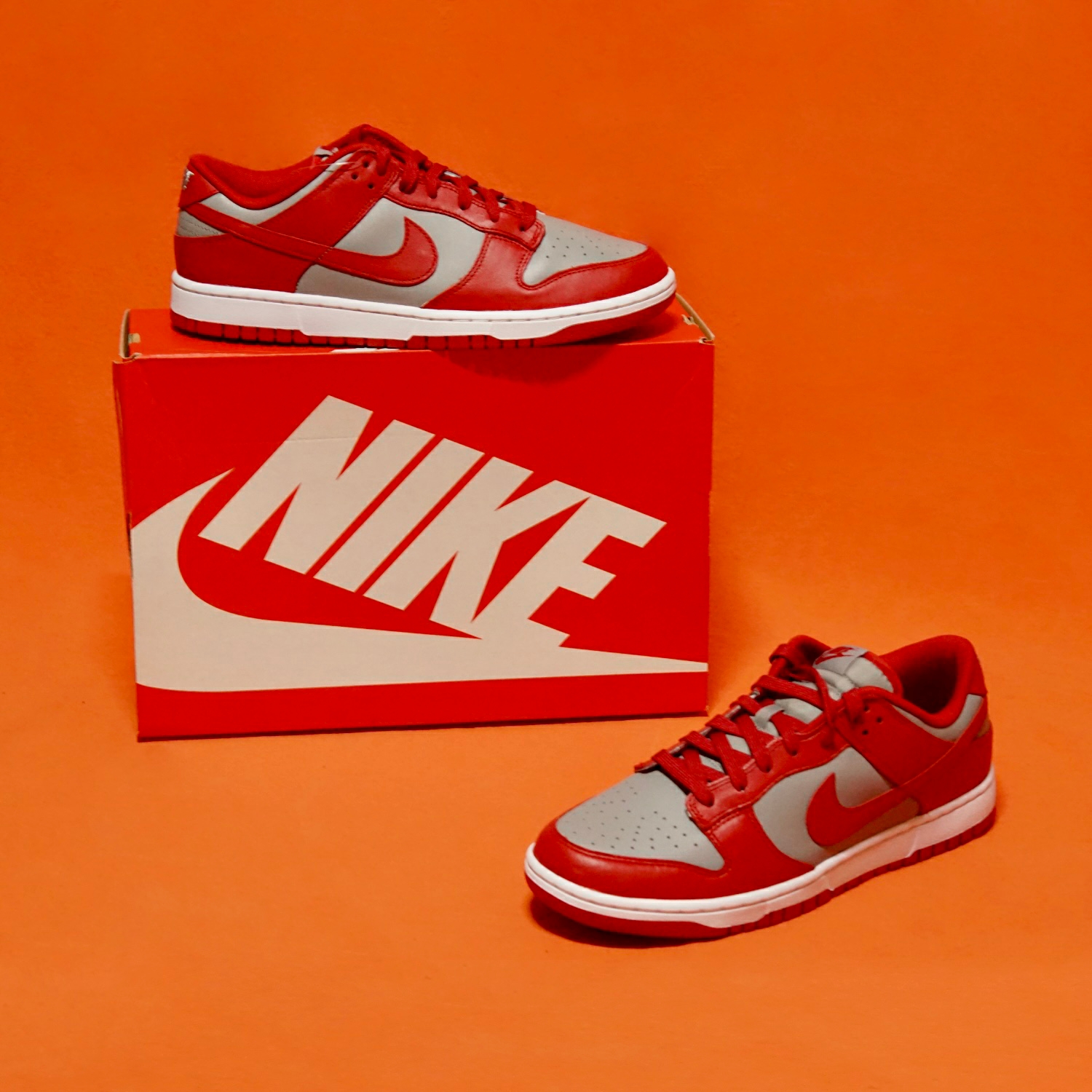 Nike Dunk Low Retro Medium Grey 착용 스타일 - 2