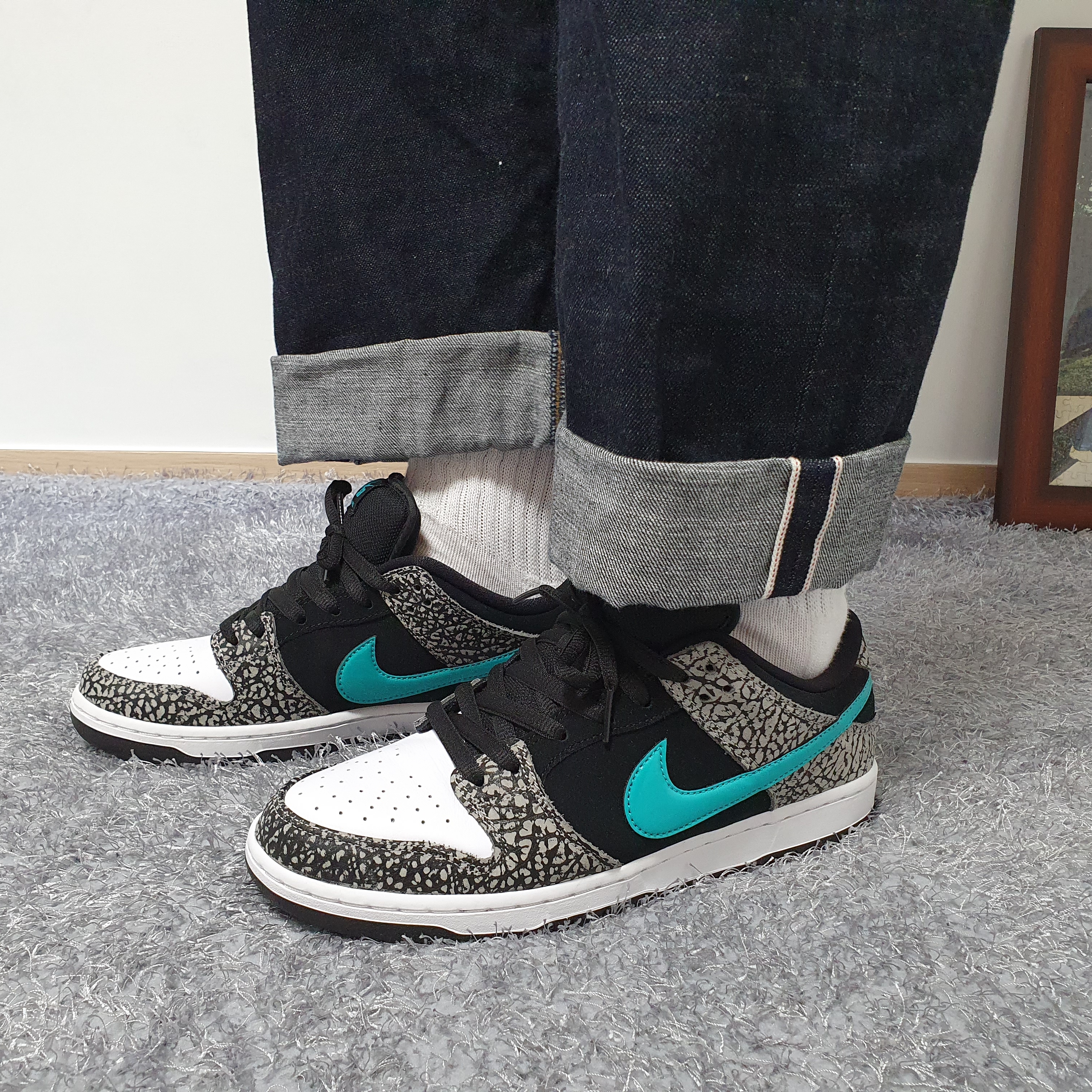Nike SB Dunk Low Pro Clear Jade 착용 스타일