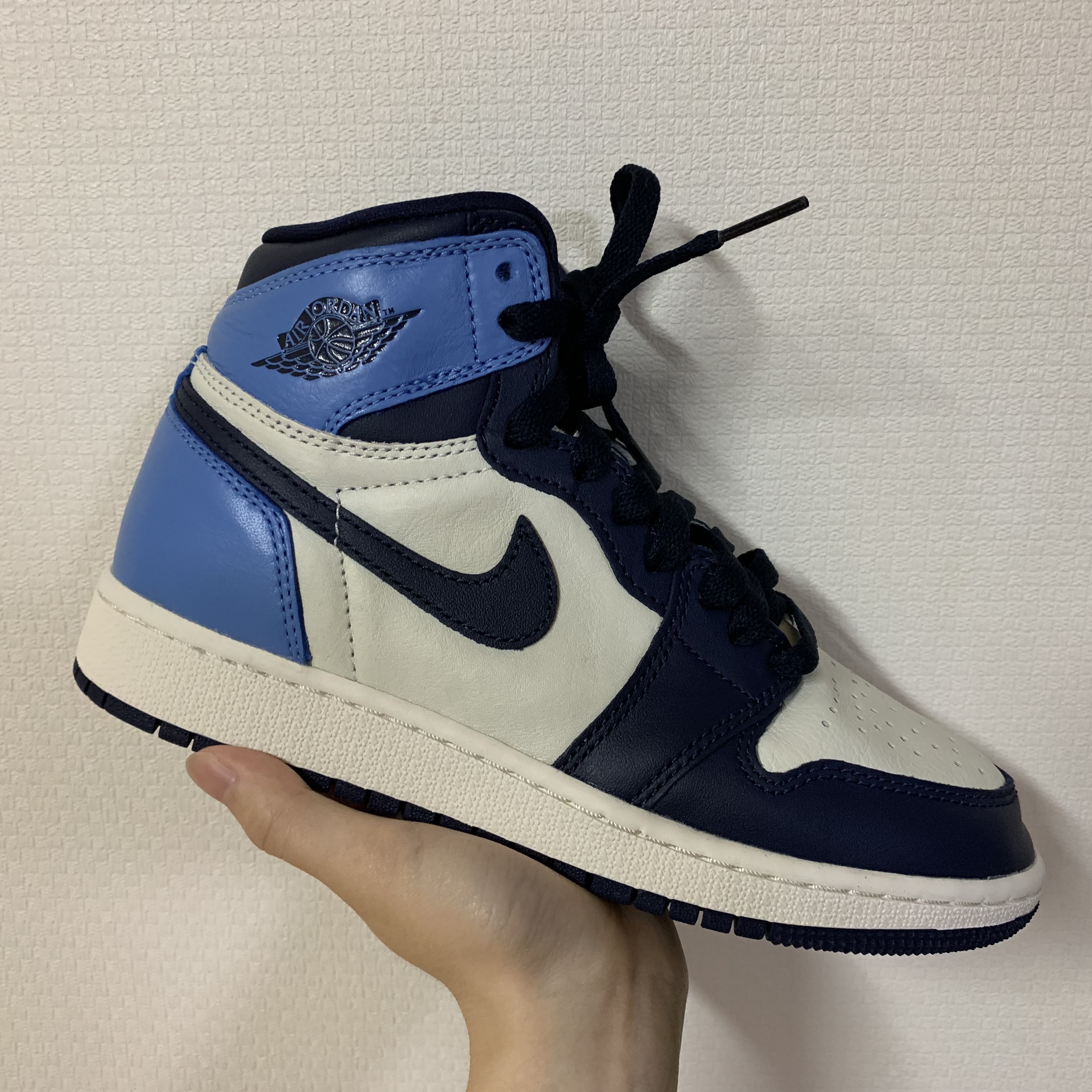 (GS) Jordan 1 Retro High Obsidian UNC 착용 스타일