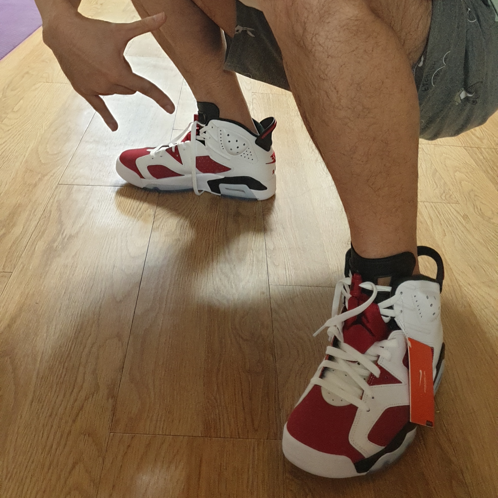 Jordan 6 Retro Carmine 2021 착용 스타일