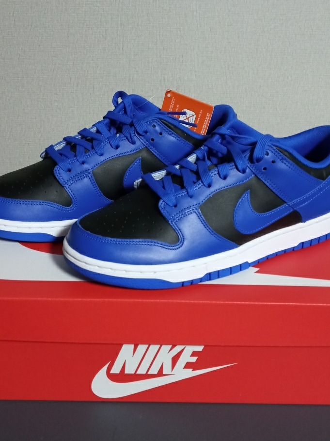 Nike Dunk Low Retro Hyper Cobalt 착용 스타일 - 3