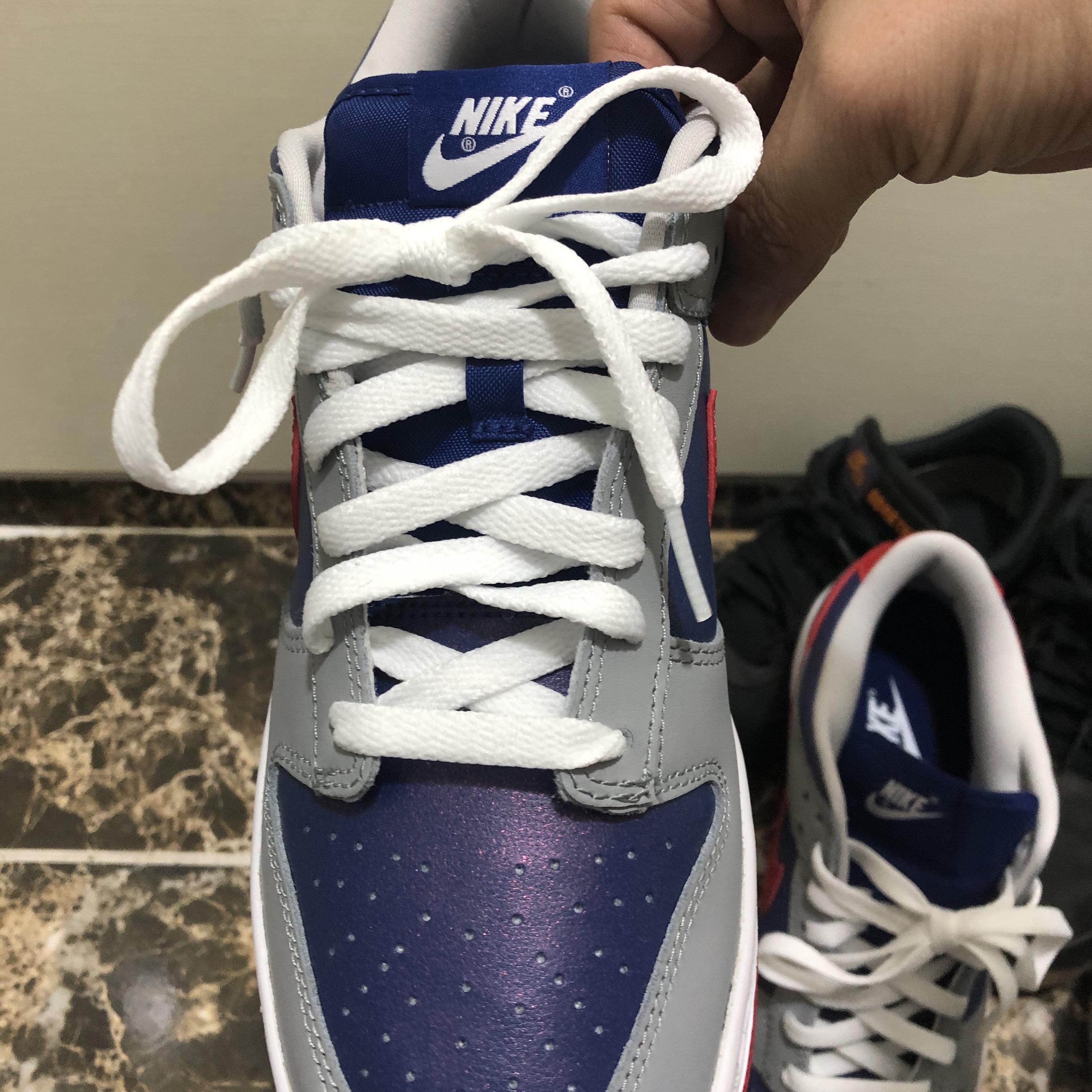 Nike Dunk Low SP Samba 2020 착용 스타일 - 1