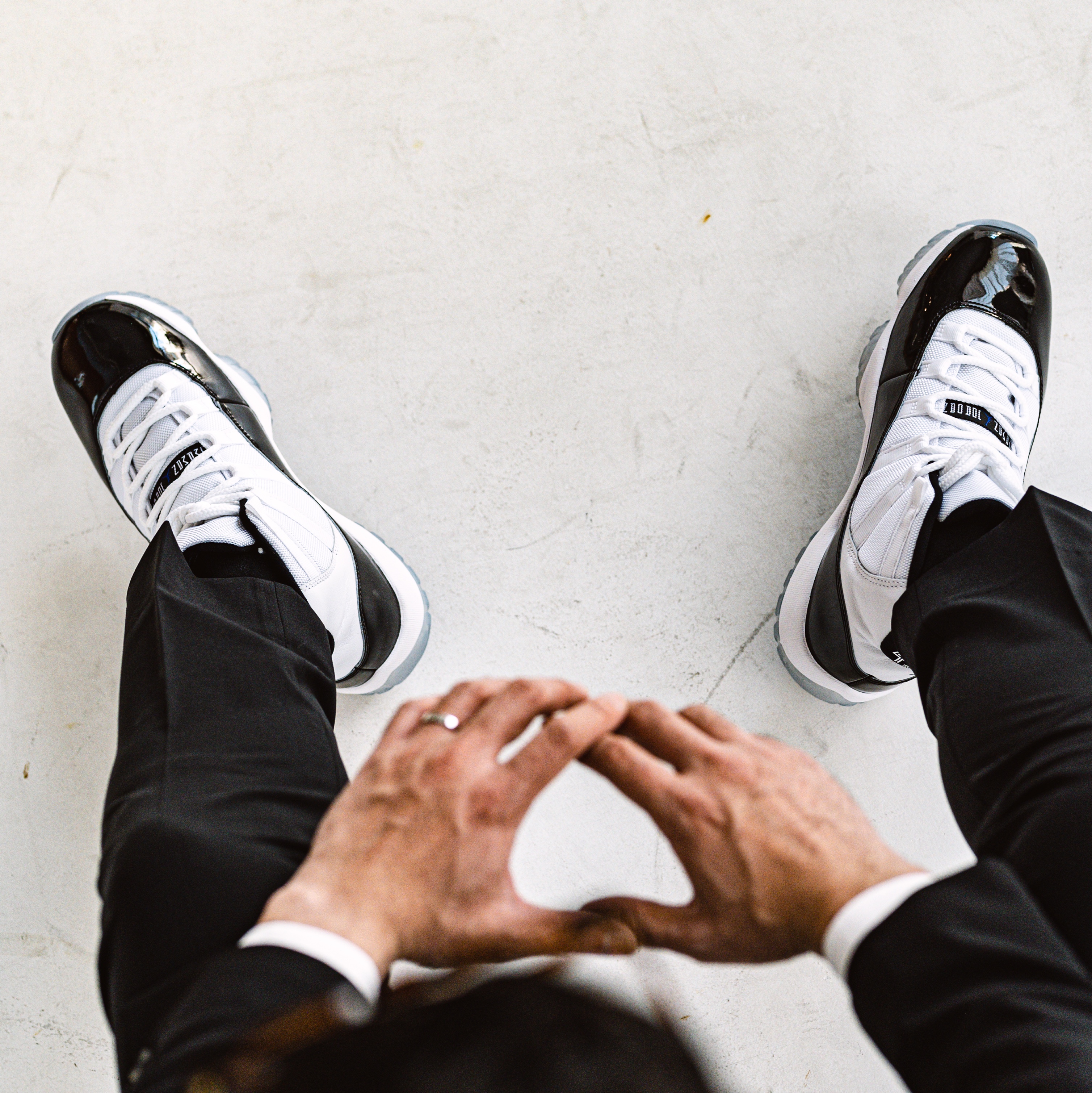 Jordan 11 Retro Concord 2018 착용 스타일 - 2