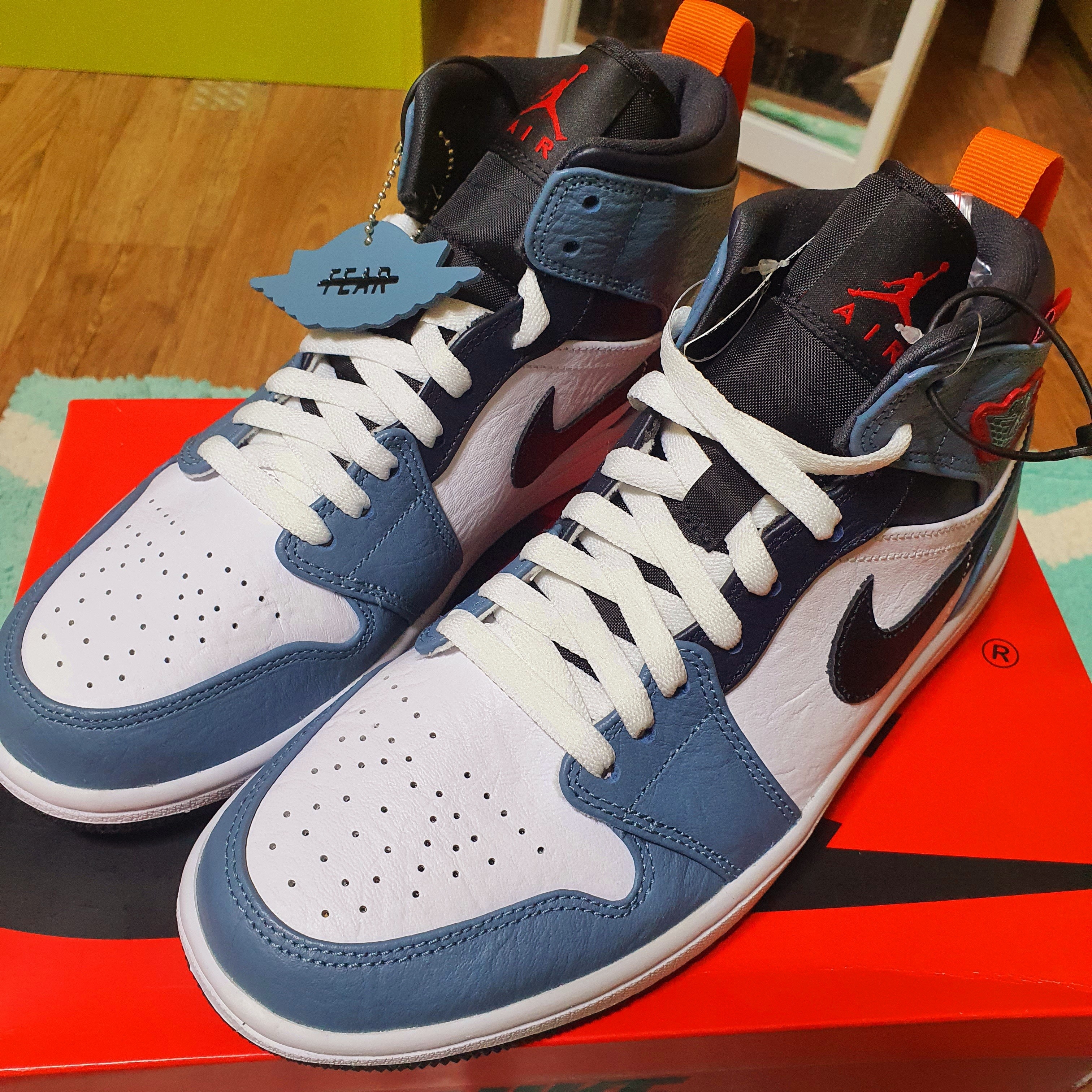 Jordan 1 x Facetasm Mid SE Fearless 착용 스타일 - 3