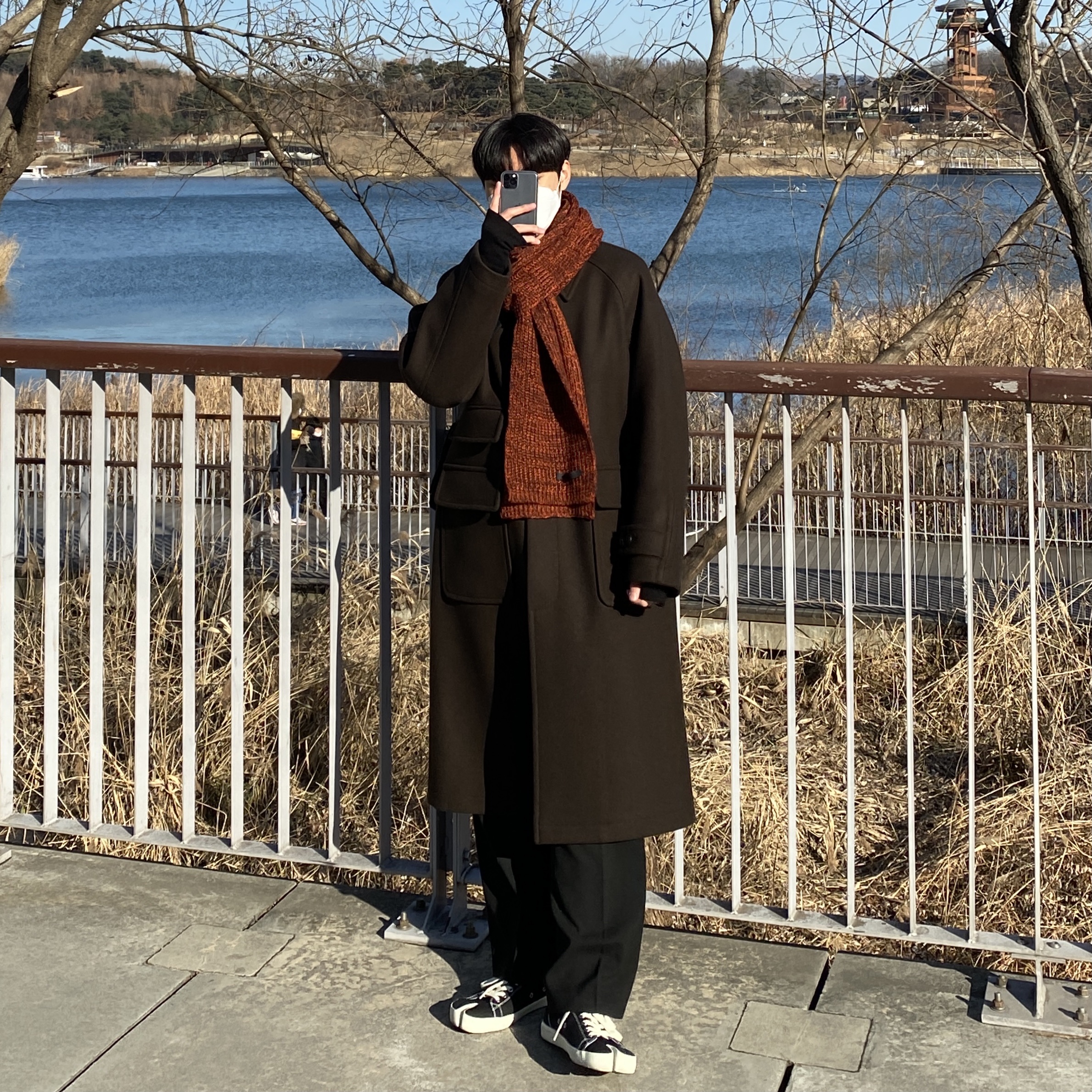 Maison Margiela Tabi Low Black 착용 스타일