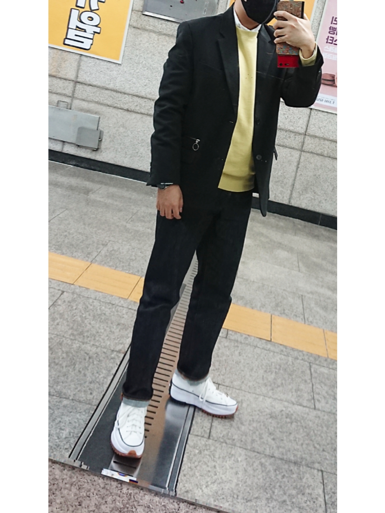 Converse Run Star Hike Low White 착용 스타일