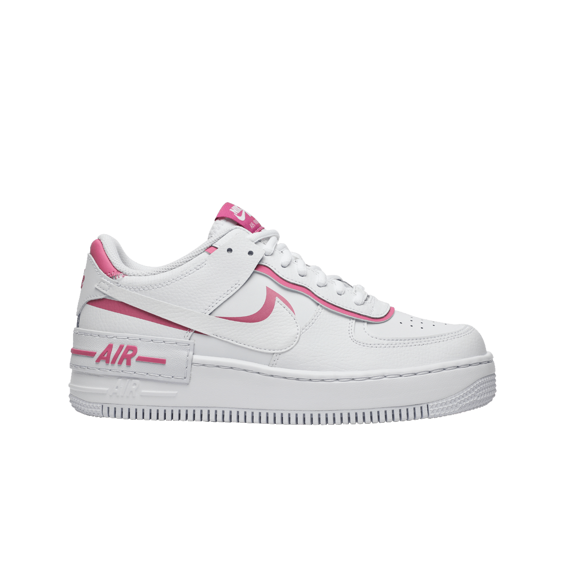 (W) 나이키 에어포스 1 쉐도우 화이트 매직 플라밍고((W) Nike Air Force 1 Shadow White Magic Flamingo)