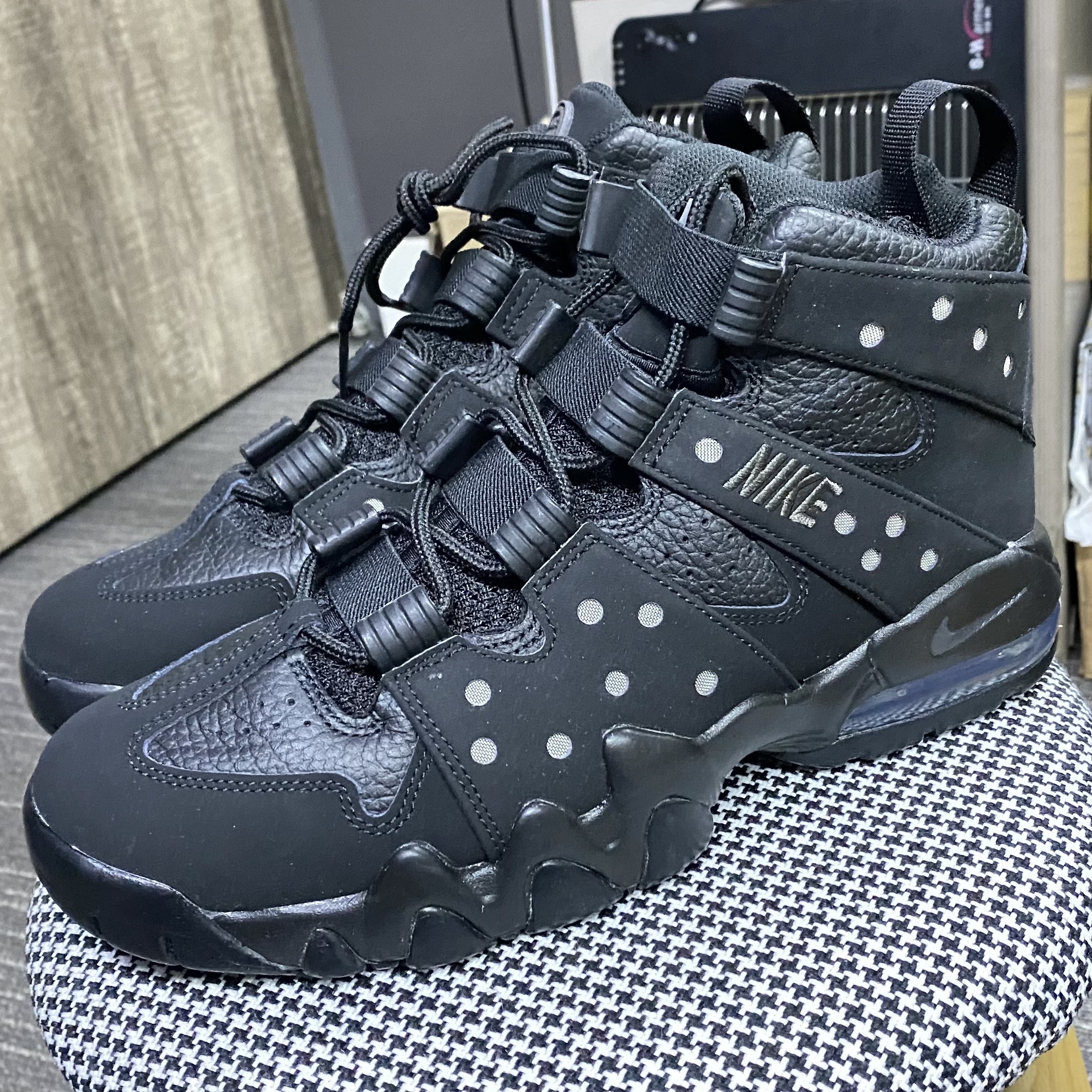 Nike Air Max 2 CB 94 Black Purple 2015, Nike Air Max 2 CB 94 Black 2020 착용 스타일 - 4